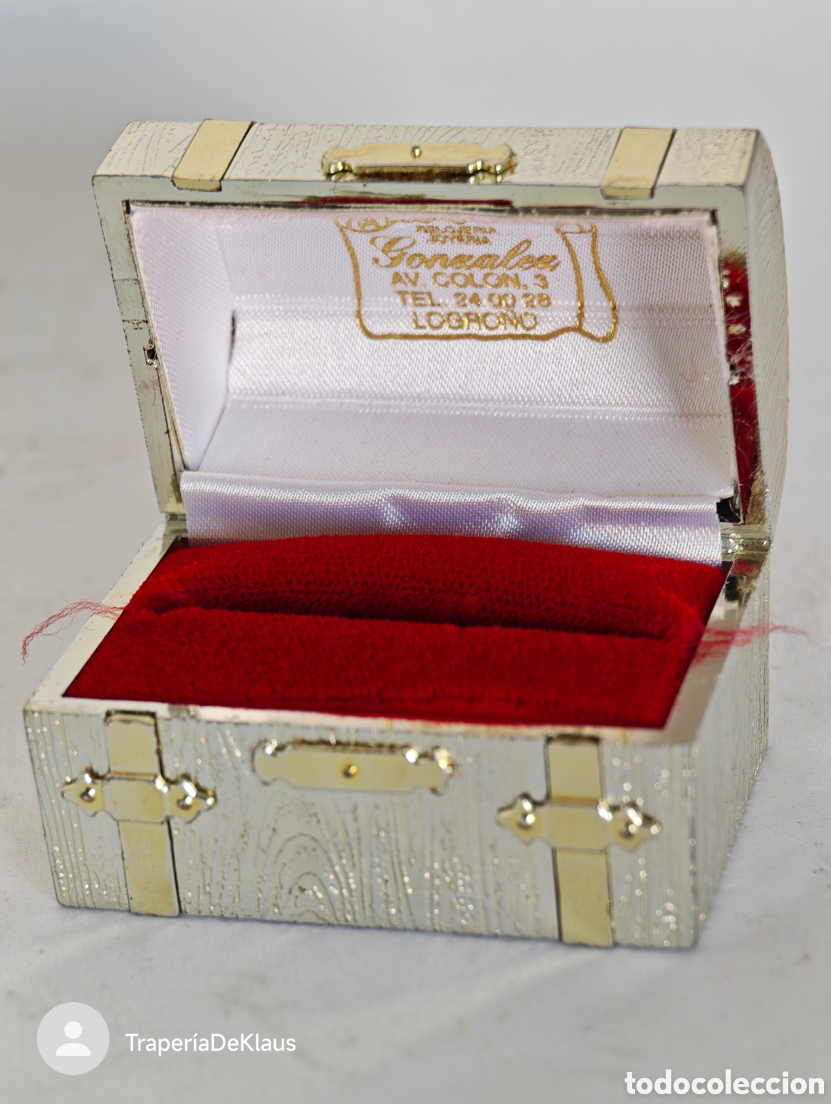 Coleccionismo: caja joyeria - gonzalez de logro&ntilde;o - car240