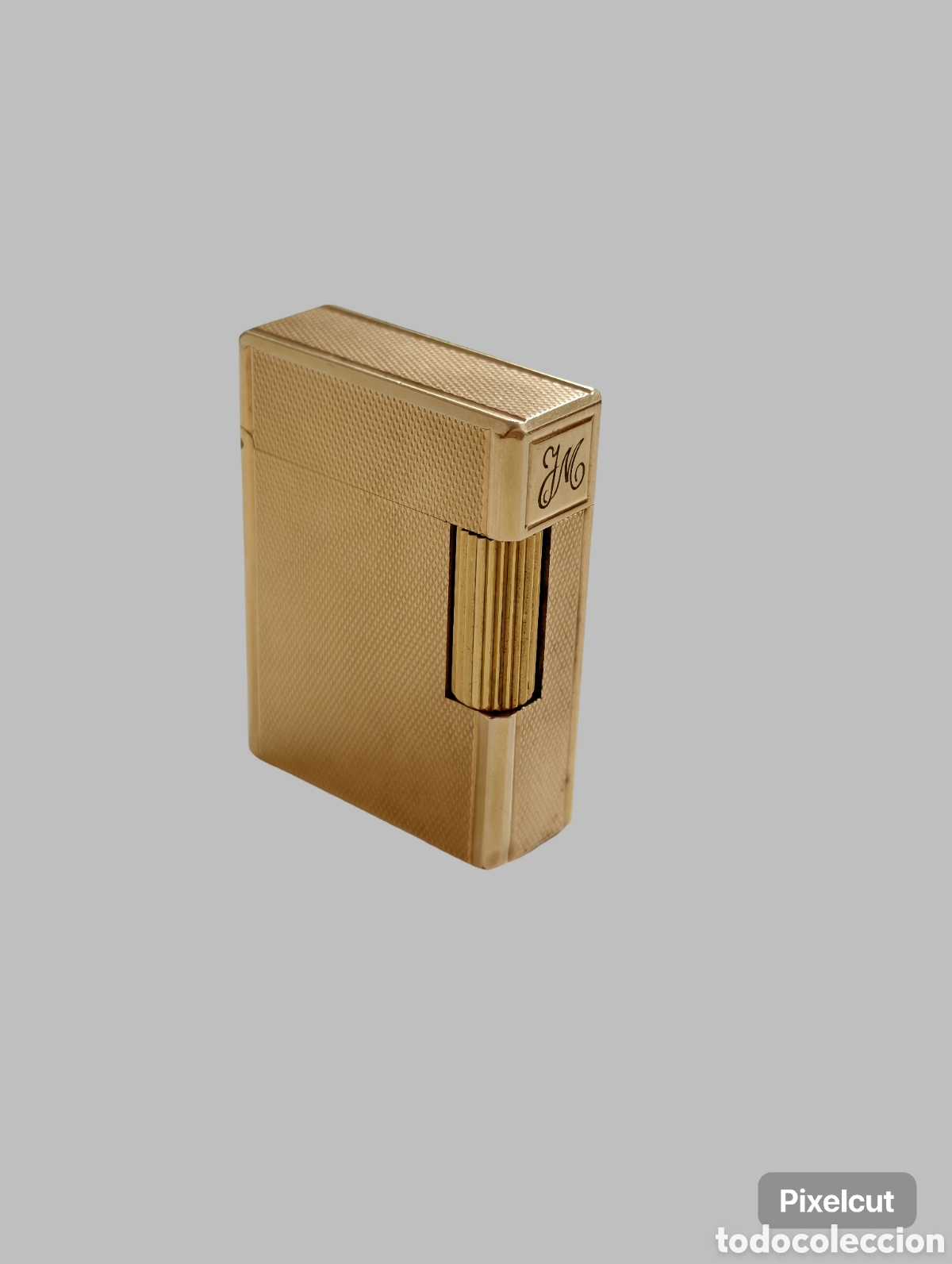 Collectionnisme: Antiguo Mechero S.T. Dupont Ligne 1 - Ba&ntilde;ado en Oro - Da Chispa (Para revisar)
