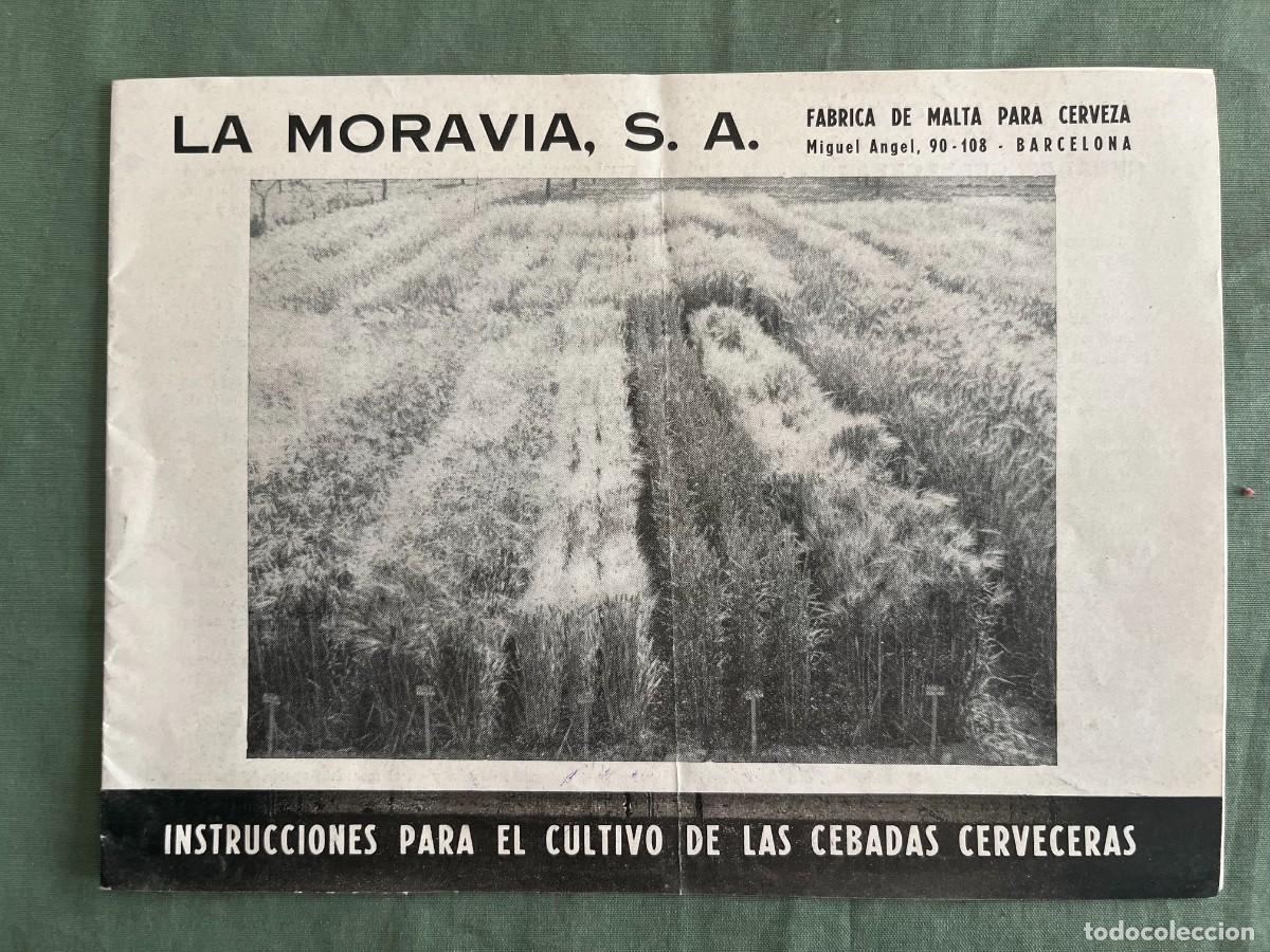 Coleccionismo: LA MORAVIA S.A F&Aacute;BRICA DE MALTA. BARCELONA SANS - CON SELLO DISTRIBUIDOR JOSE MAR&Iacute;A LLORT