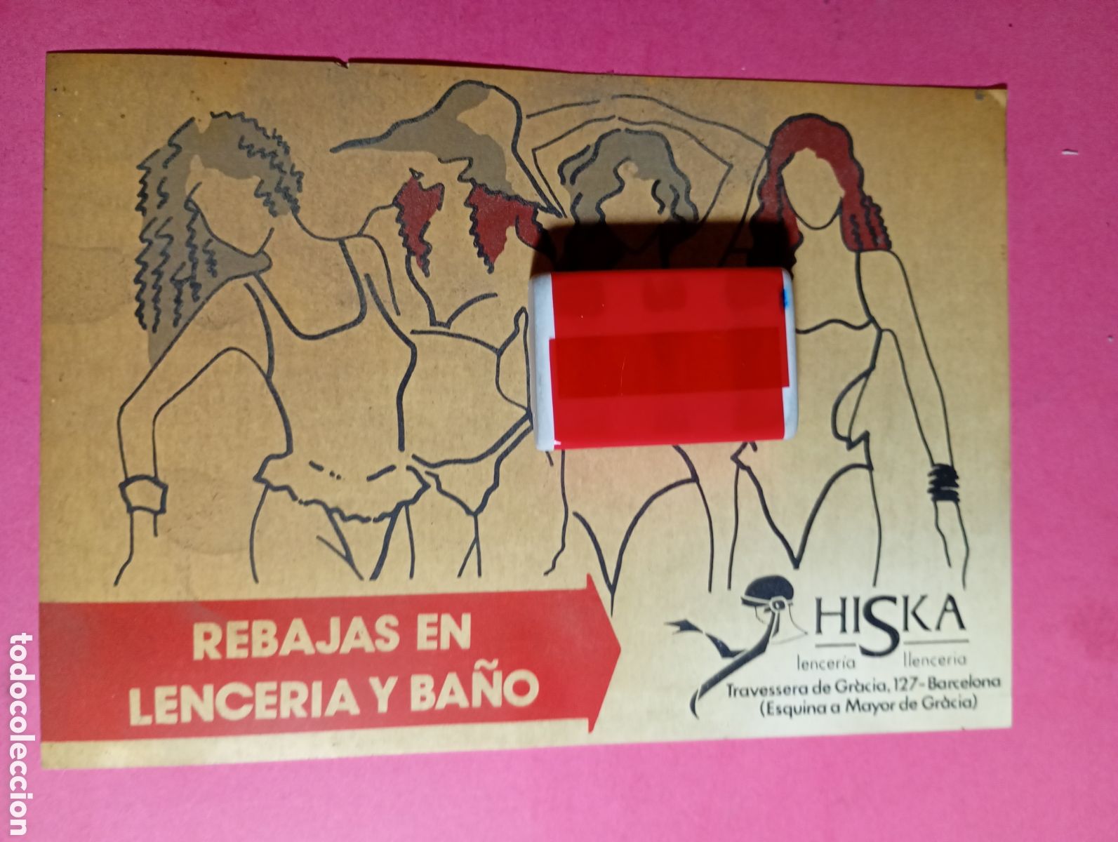 Coleccionismo: GRACIA TARJET&Oacute;N HISCA LENCERIA LLENCERIA JULIO REBAJAS EN LENCER&Iacute;A Y BA&Ntilde;O LA CASA DE LOS BA&Ntilde;ADORES