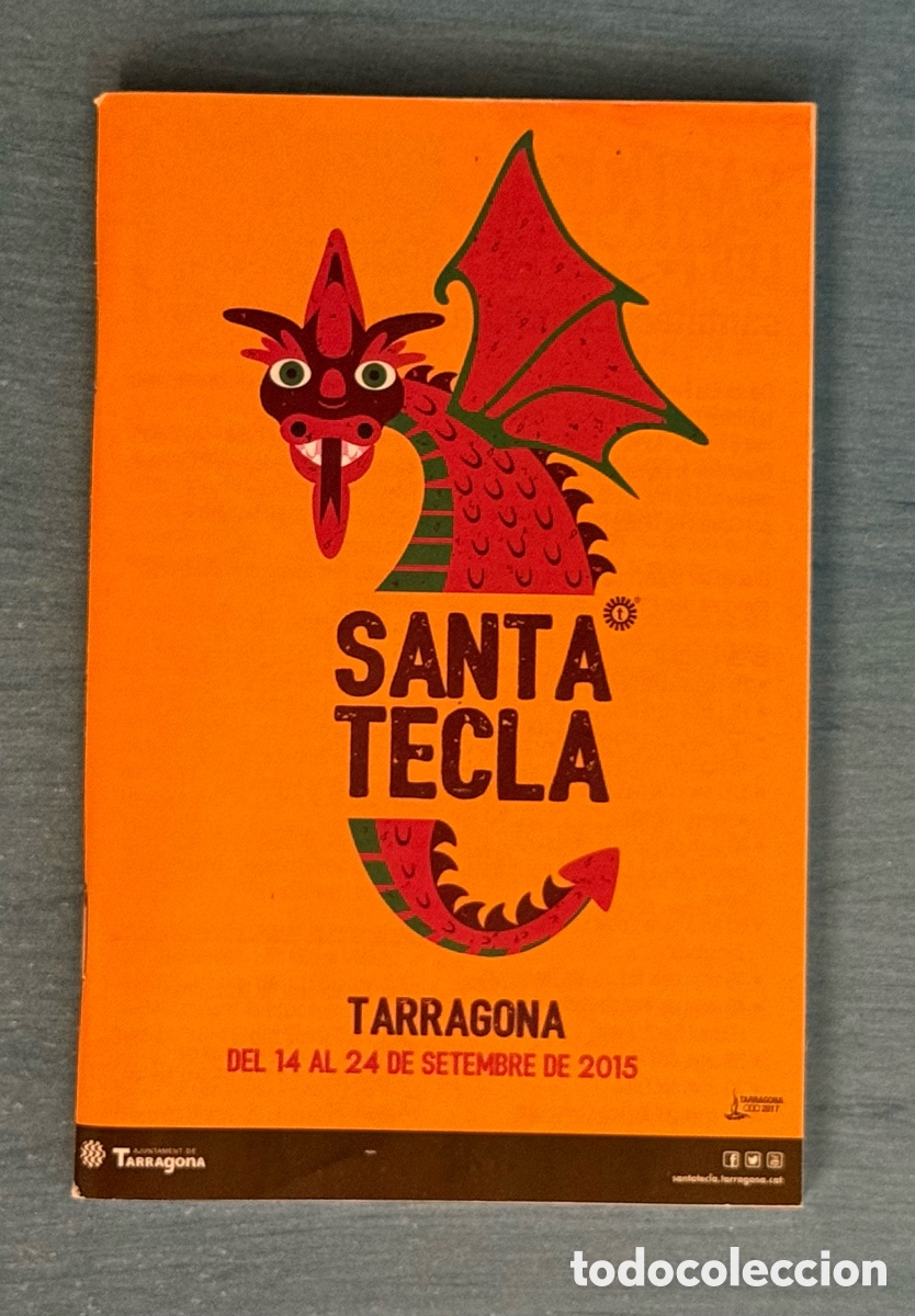 Coleccionismo: Programa festes Santa Tecla 2015 Tarragona