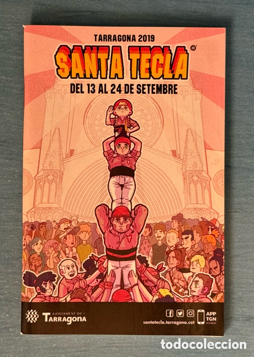 Coleccionismo: Programa festes Santa Tecla 2019 vers Xiquets de Tarragona