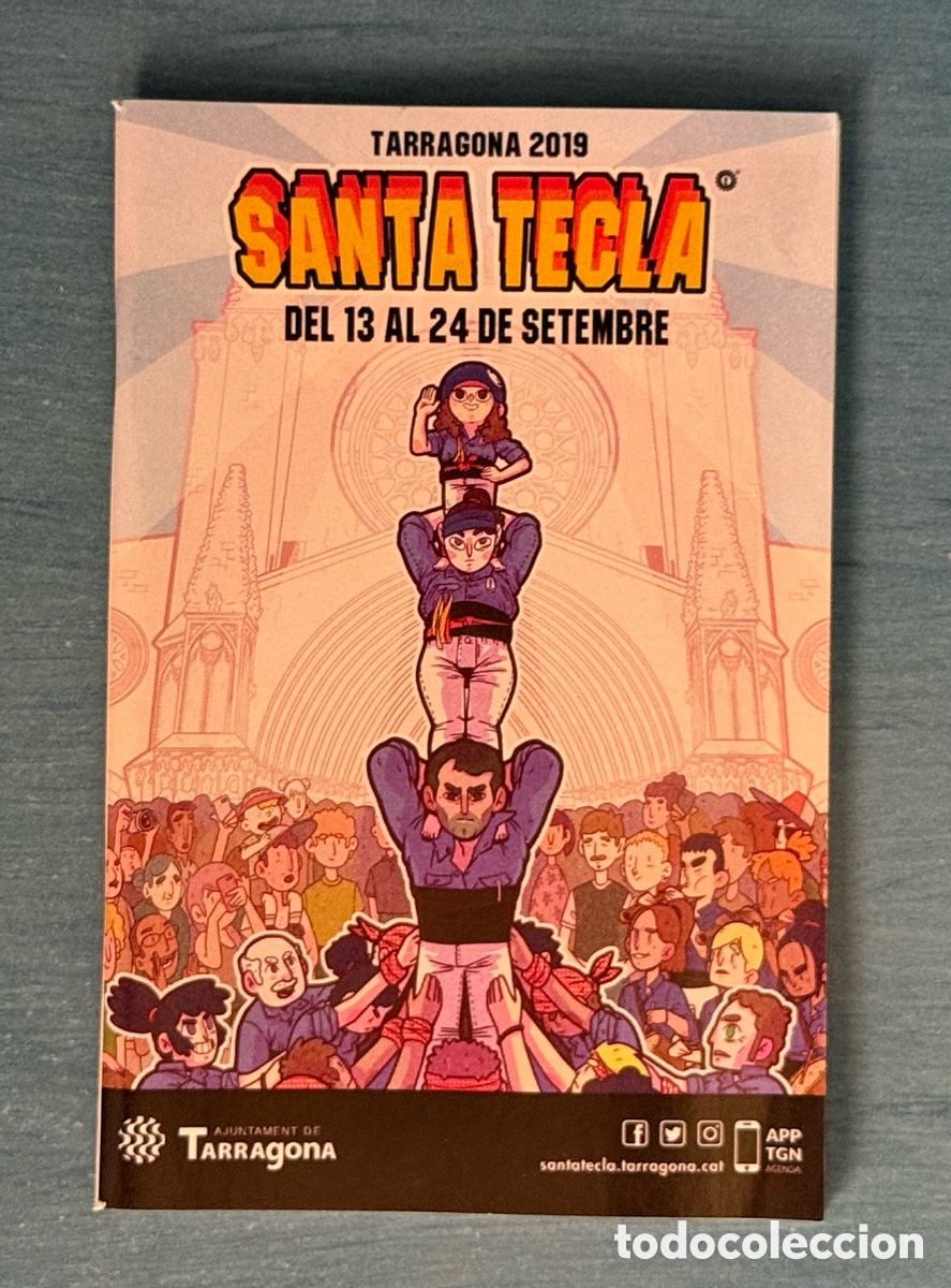 Coleccionismo: Programa festes Santa Tecla 2019 vers Xiquets Serrallo de Tarragona