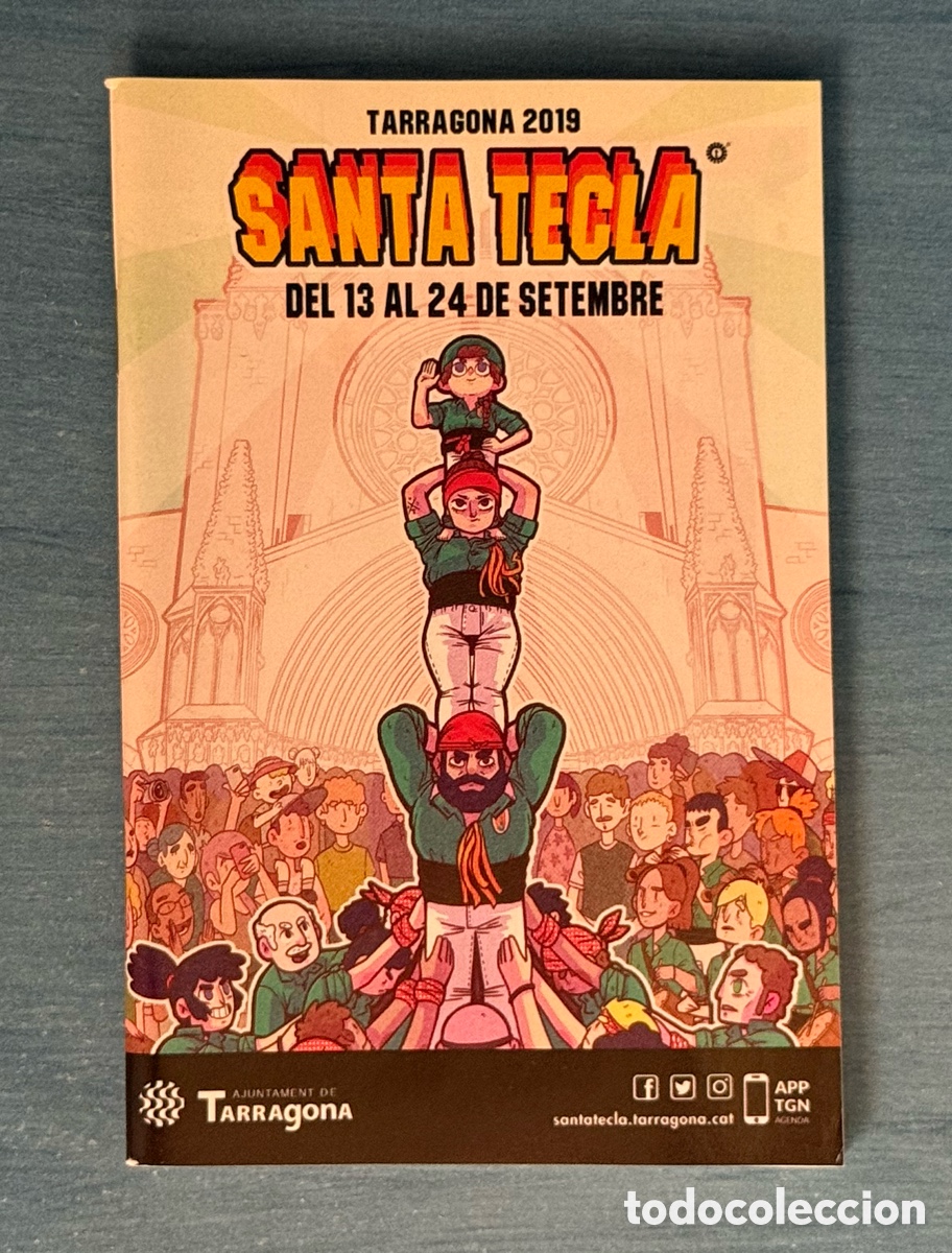 Coleccionismo: Programa festes Santa Tecla 2019 vers Castellers Sant Pere i Sant Pau de Tarragona