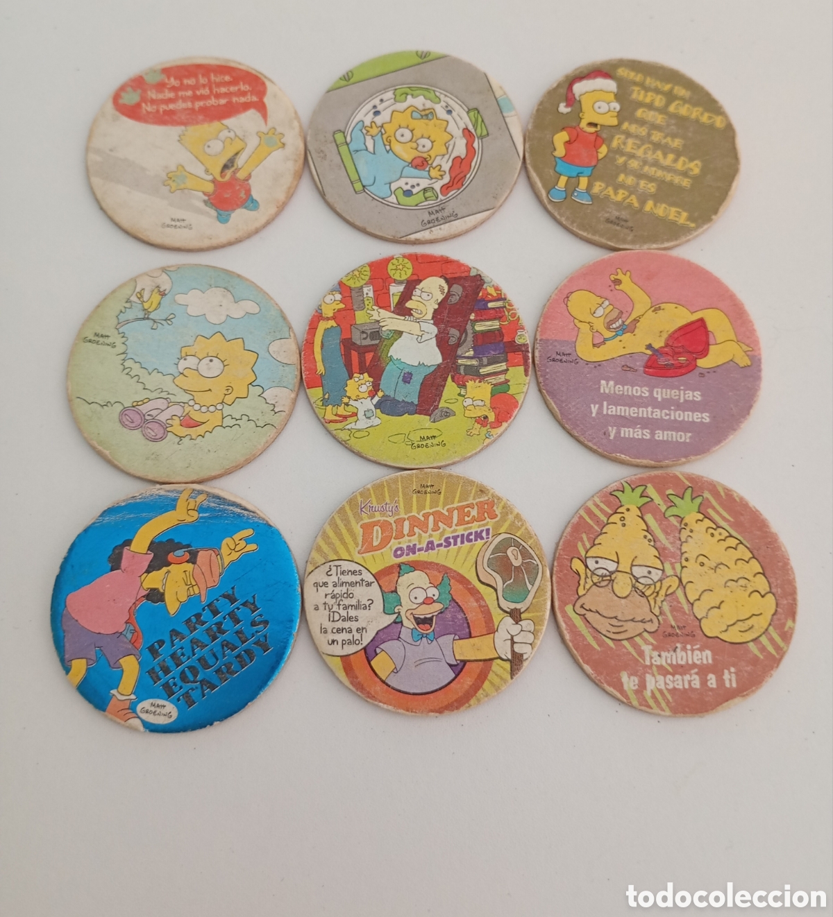 Coleccionismo: Tazos Simpsons Pickers 2005 N&uacute;meros 3 5 10 14 17 30 59 83 99