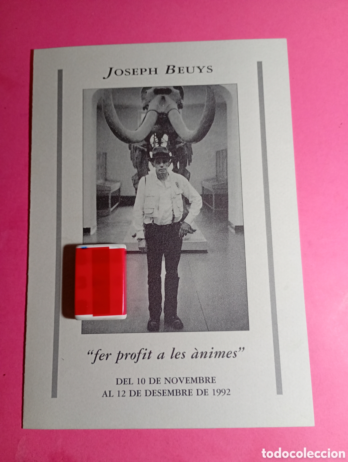 Collecting paper: MALLORCA EXPOSICI&Oacute; JOSEPH BEUYS SA NOSTRA CENTRE DE CULTURA + PROGRAMA GENERAL ACTIVITATS NOVBRE. 92