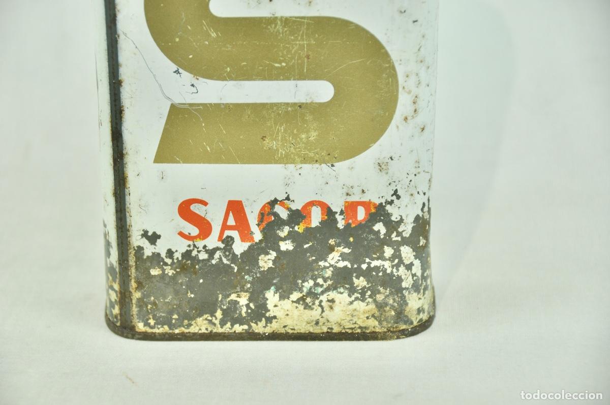 Coleccionismo: Lata aceite Sacor peque&ntilde;a - Foto 3