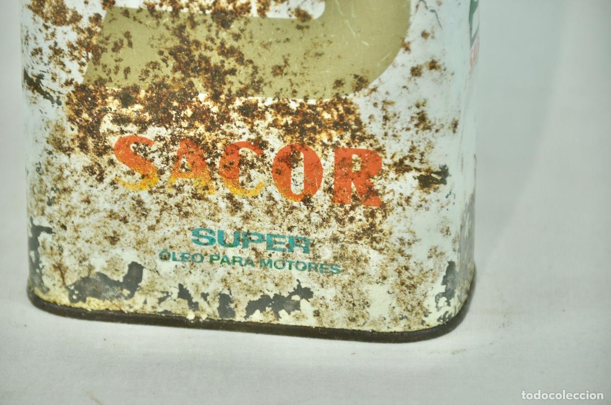 Coleccionismo: Lata aceite Sacor peque&ntilde;a - Foto 6