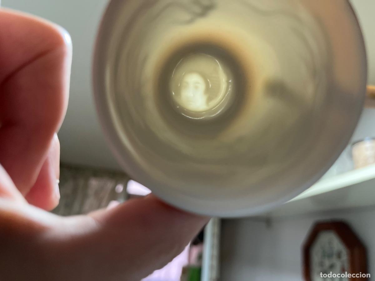 Coleccionismo: Exclusivo Juego de T&eacute;/Caf&eacute; de Porcelana Japonesa &rdquo;Dragonware&rdquo; con Litofan&iacute;a de Geisha - Marca Seyei