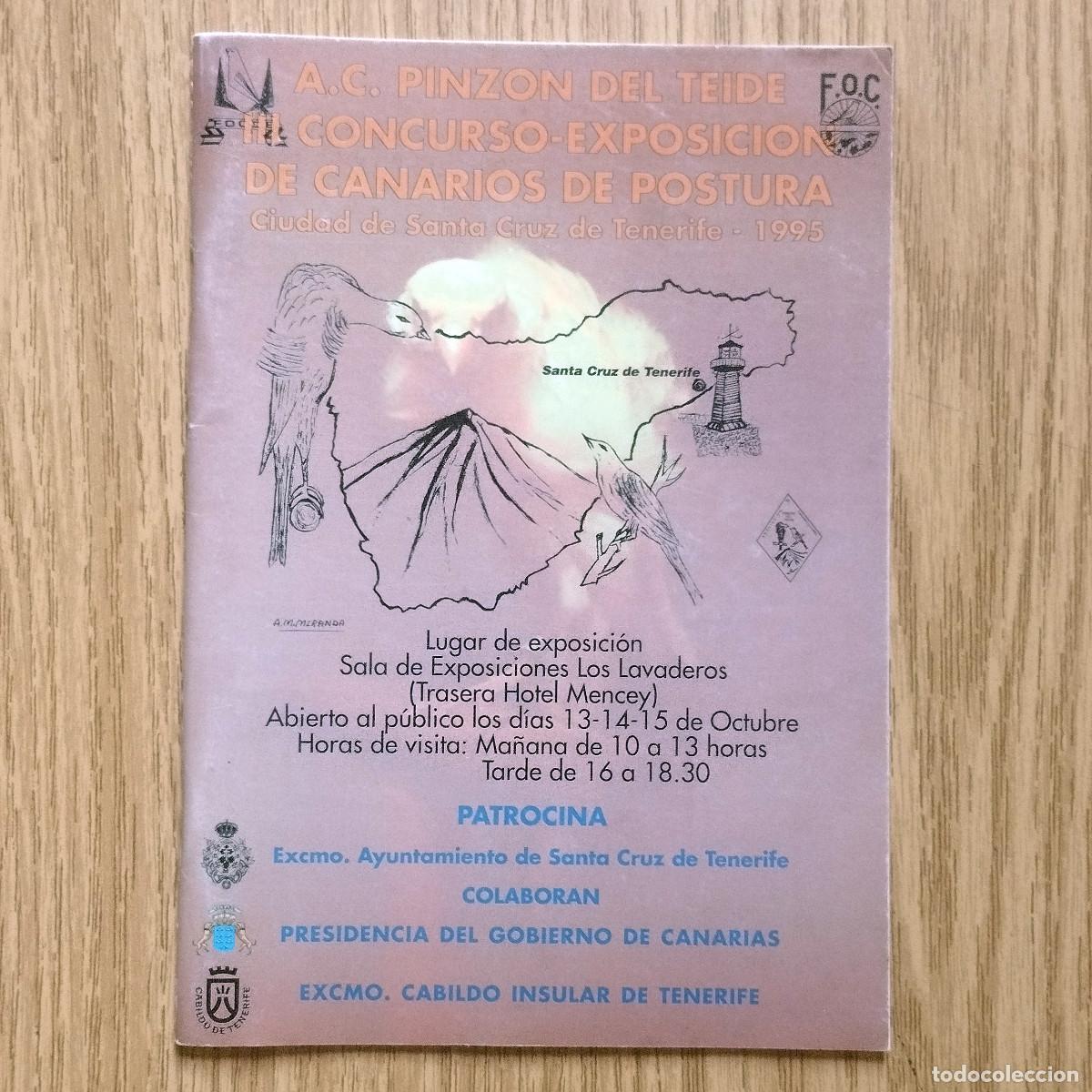Coleccionismo: Programa III CONCURSO - EXPOSICI&Oacute;N DE CANARIOS DE POSTURA | Tenerife - Canarias