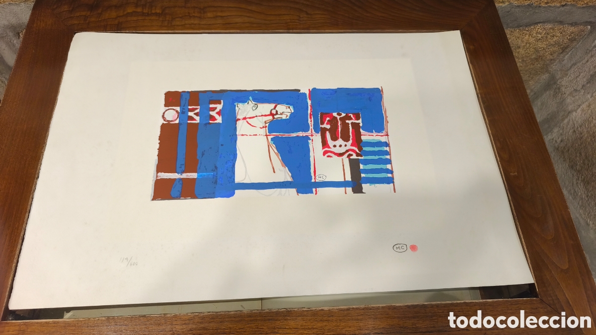 Coleccionismo: Litograf&iacute;a Marino Marini - Serie Limitada 119/600