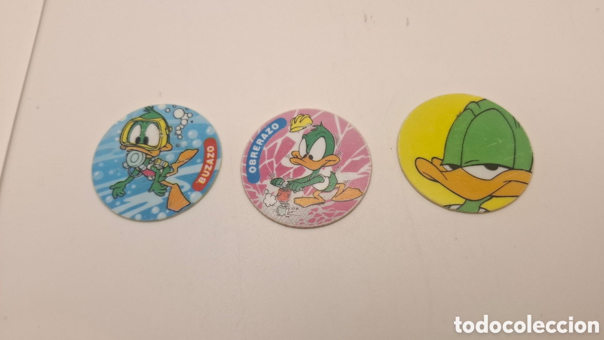 Collezionismo: TAZO MATUTANO 1994 - WARNER BROS - PLUCKY DUCK - TRASERA AZUL
