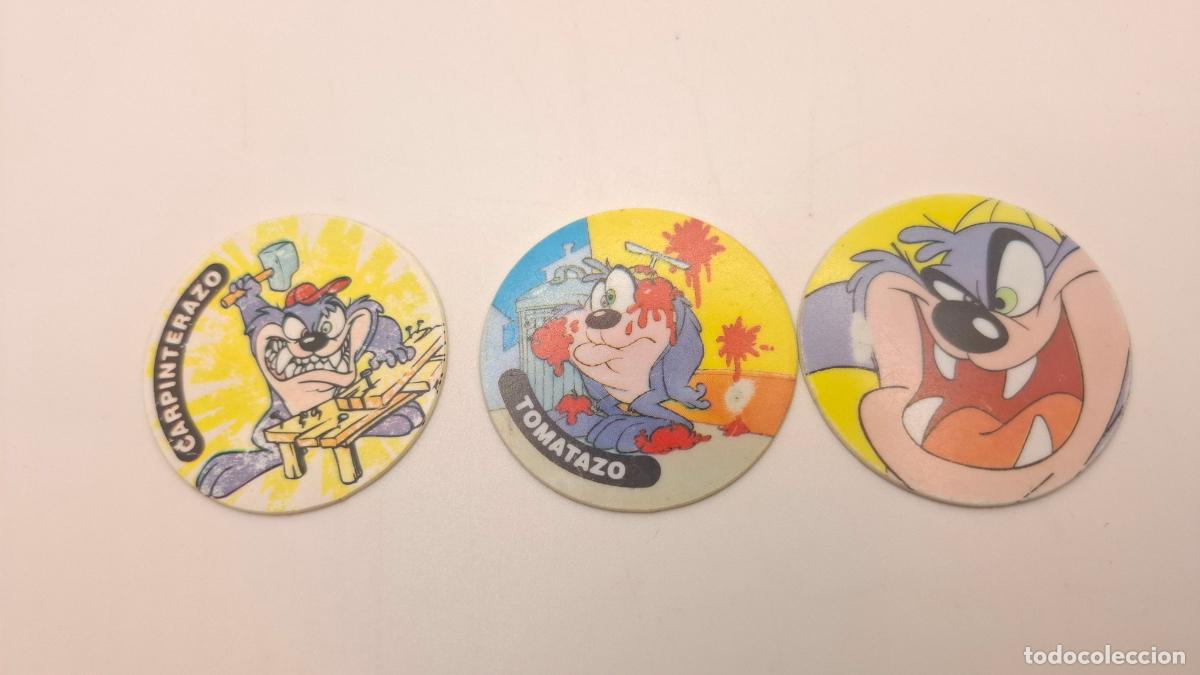 Collezionismo: TAZO MATUTANO 1994 - WARNER BROS - DIZZY DEVIL - TRASERA AZUL