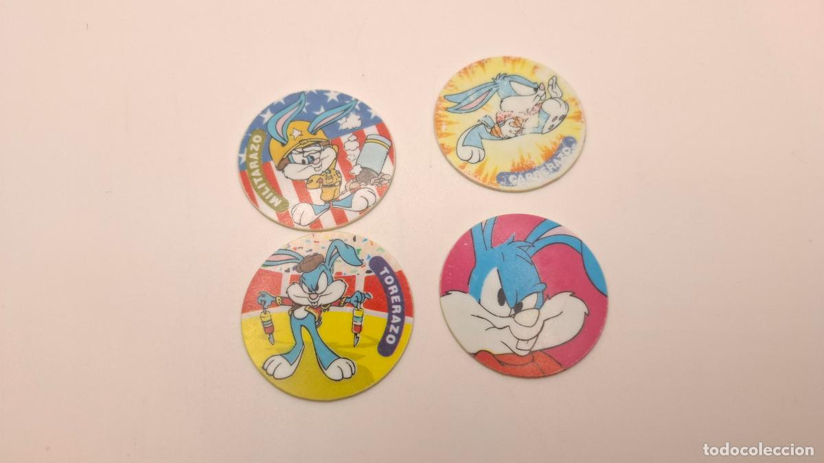 Collezionismo: TAZO MATUTANO 1994 - WARNER BROS - BUSTER BUNNY - TRASERA AZUL