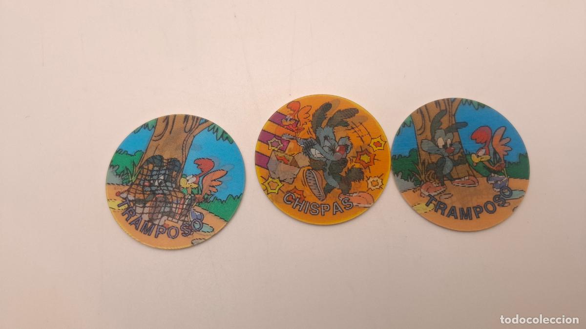 Collezionismo: MAGIC TAZO MATUTANO 1994 - WARNER BROS - CALAMITY COYOTE - TRASERA ROSA