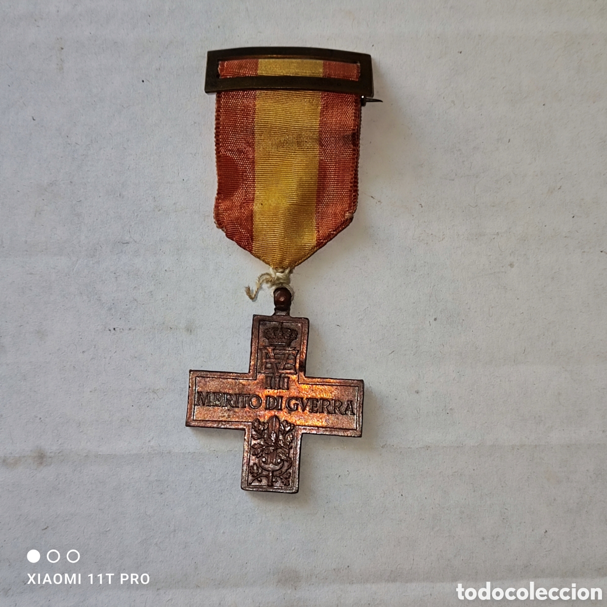 Coleccionismo: Medalla al m&eacute;rito di guerra. - Foto 2