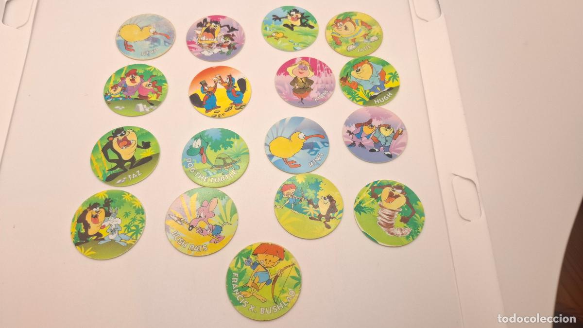 Collectionnisme: SUPER TAZO MATUTANO 1994 - WARNER BROS - TAZ MANIA - TRASERA VERDE