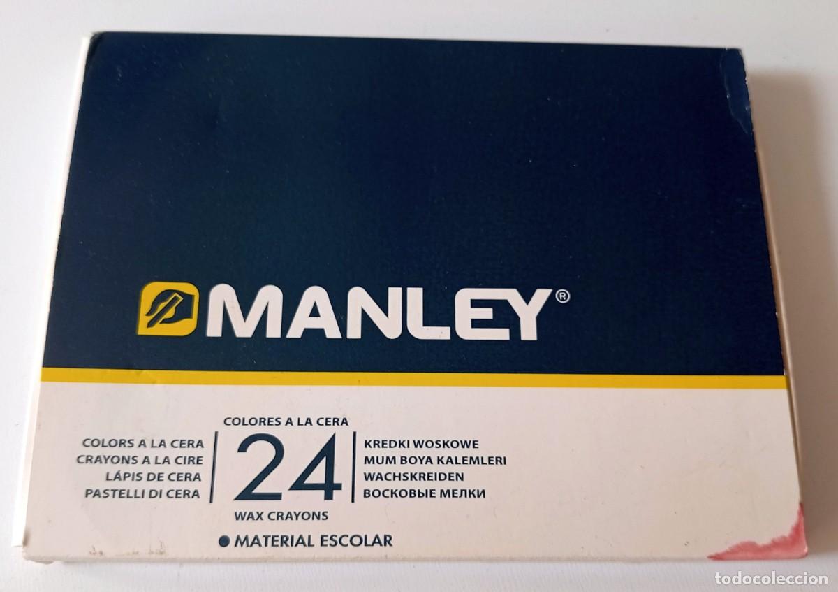 Collectionnisme: CAJA DE L&Aacute;PICES DE CERA MARCA MANLEY