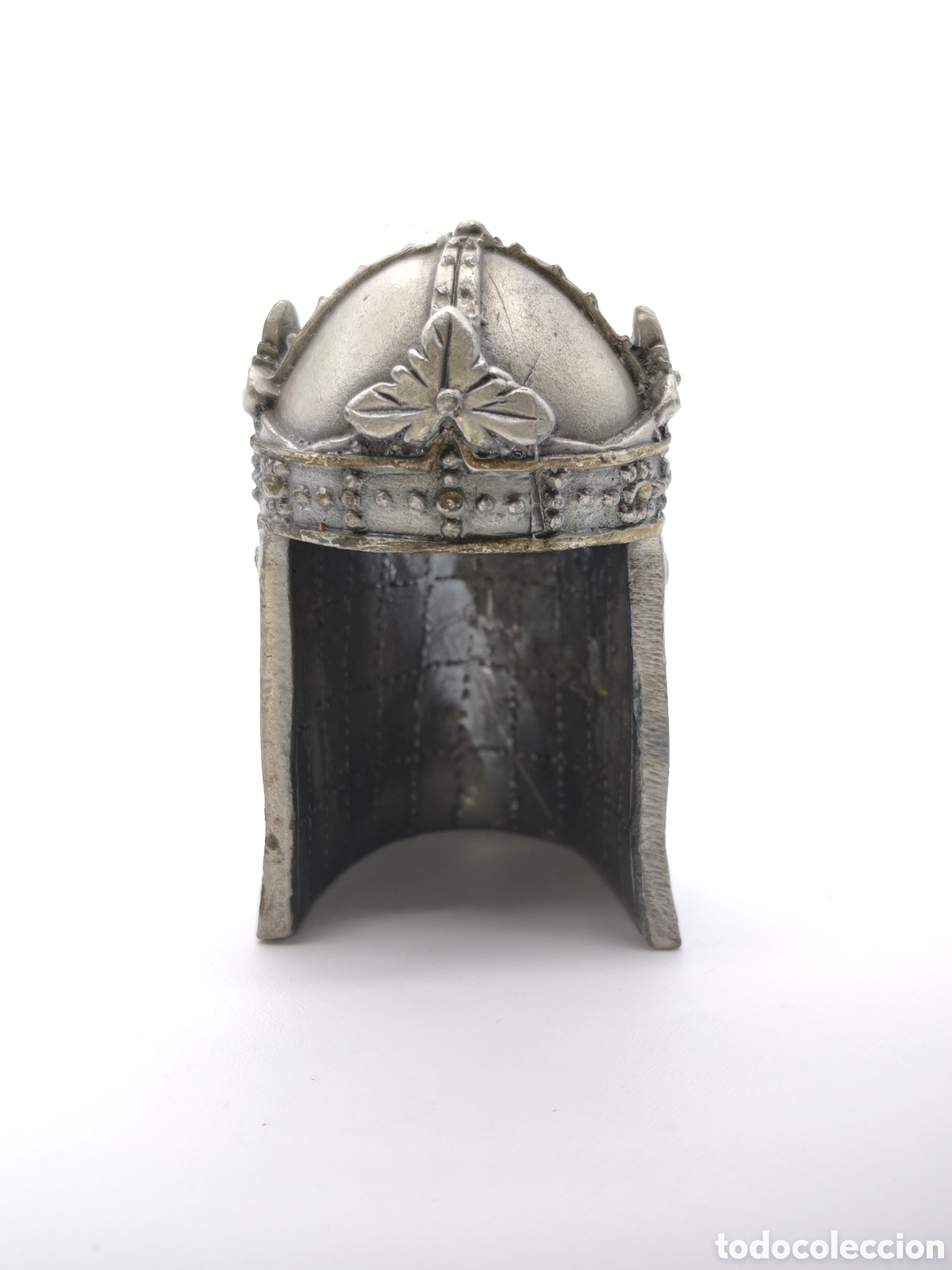 Coleccionismo: Casco de Carlomagno Salvat met&aacute;lico colecci&oacute;n