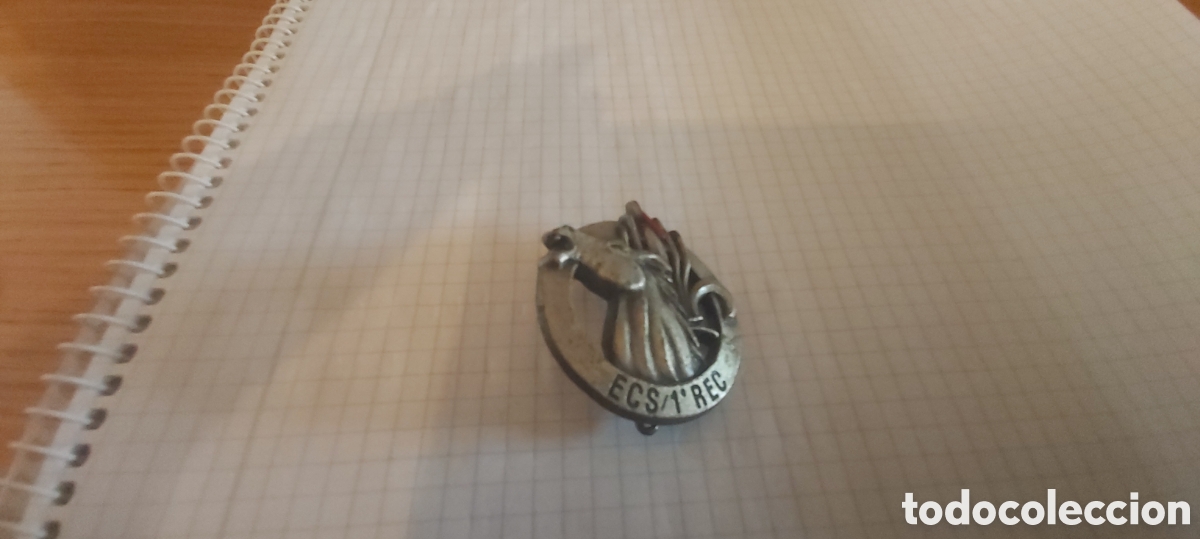 Coleccionismo: INSIGNIA LEGION EXTRANJERA FRANCESA. 1&deg; RGTO DE CABALLERIA. ESCUADRIN DE MANDO Y SERVICIOS