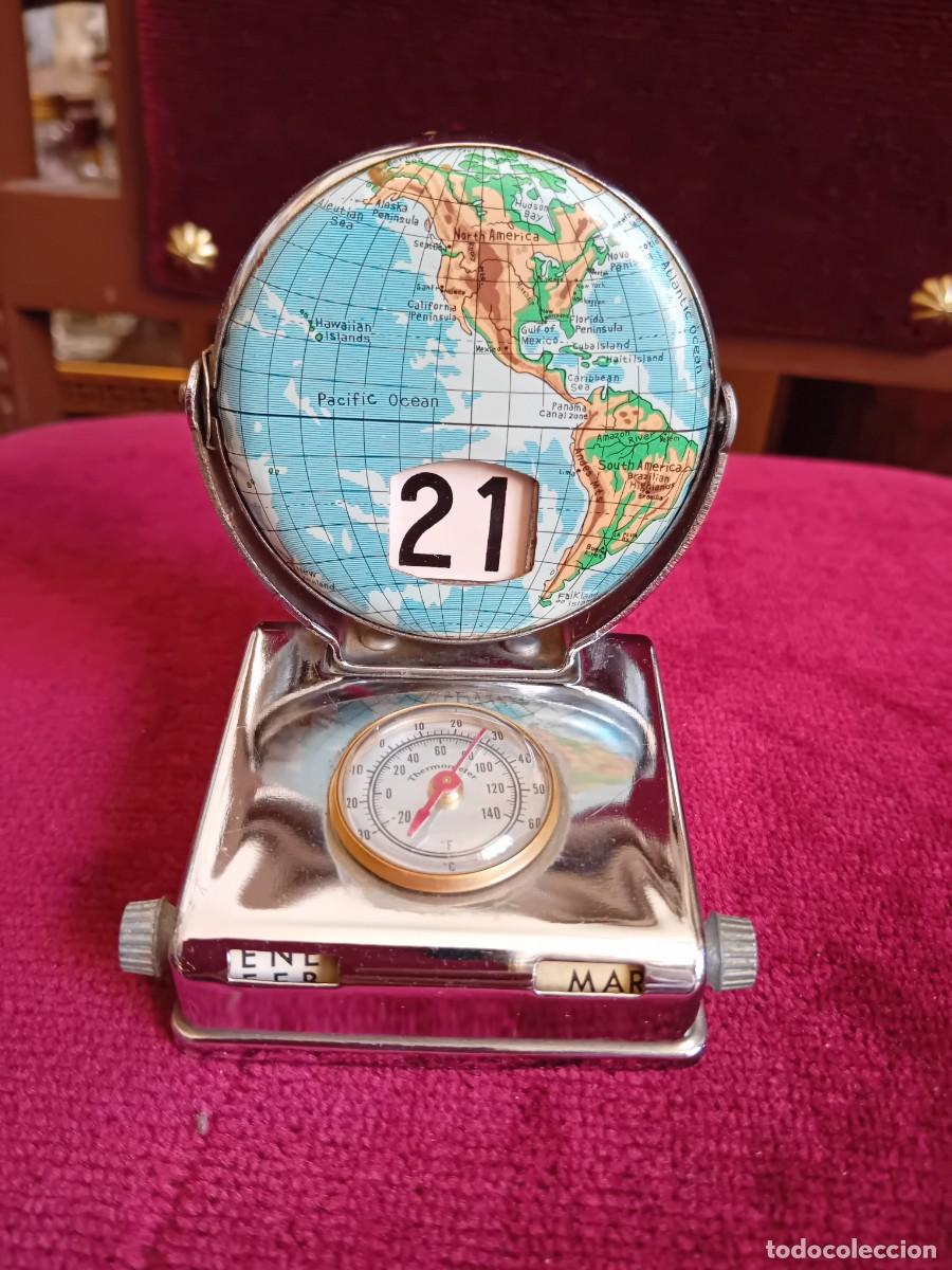Coleccionismo: Calendario perpetuo con term&oacute;metro de cada de los 60 - Foto 2
