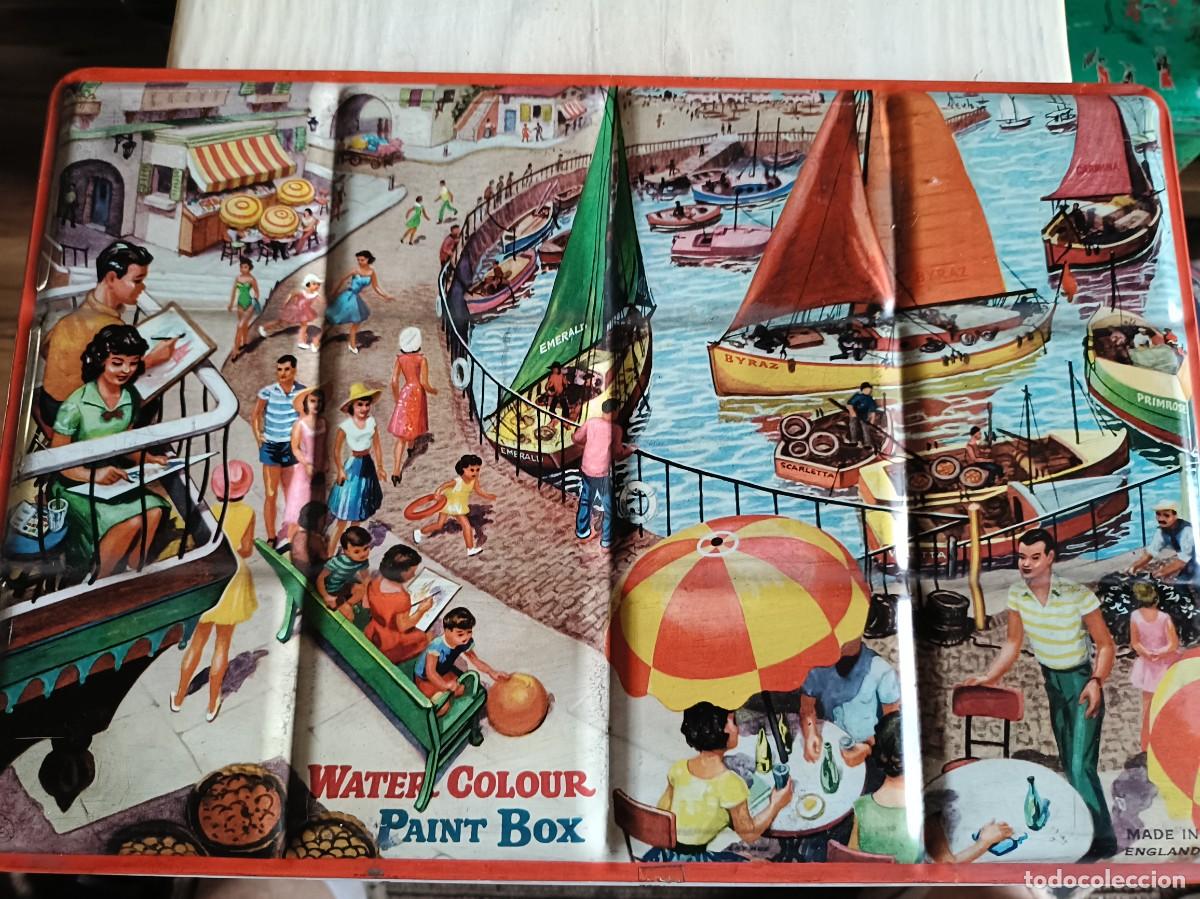 Coleccionismo: ANTIGUA CAJA DE ACUARELAS WATER COLOUR PAINT BOX.MADE IN ENGLAND
