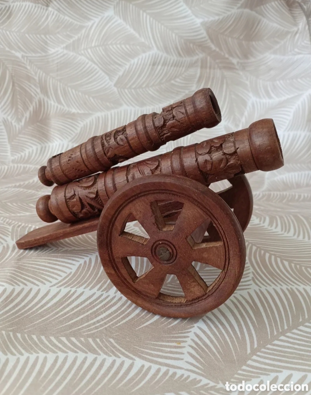 Coleccionismo: Ca&ntilde;&oacute;n miniatura palosanto