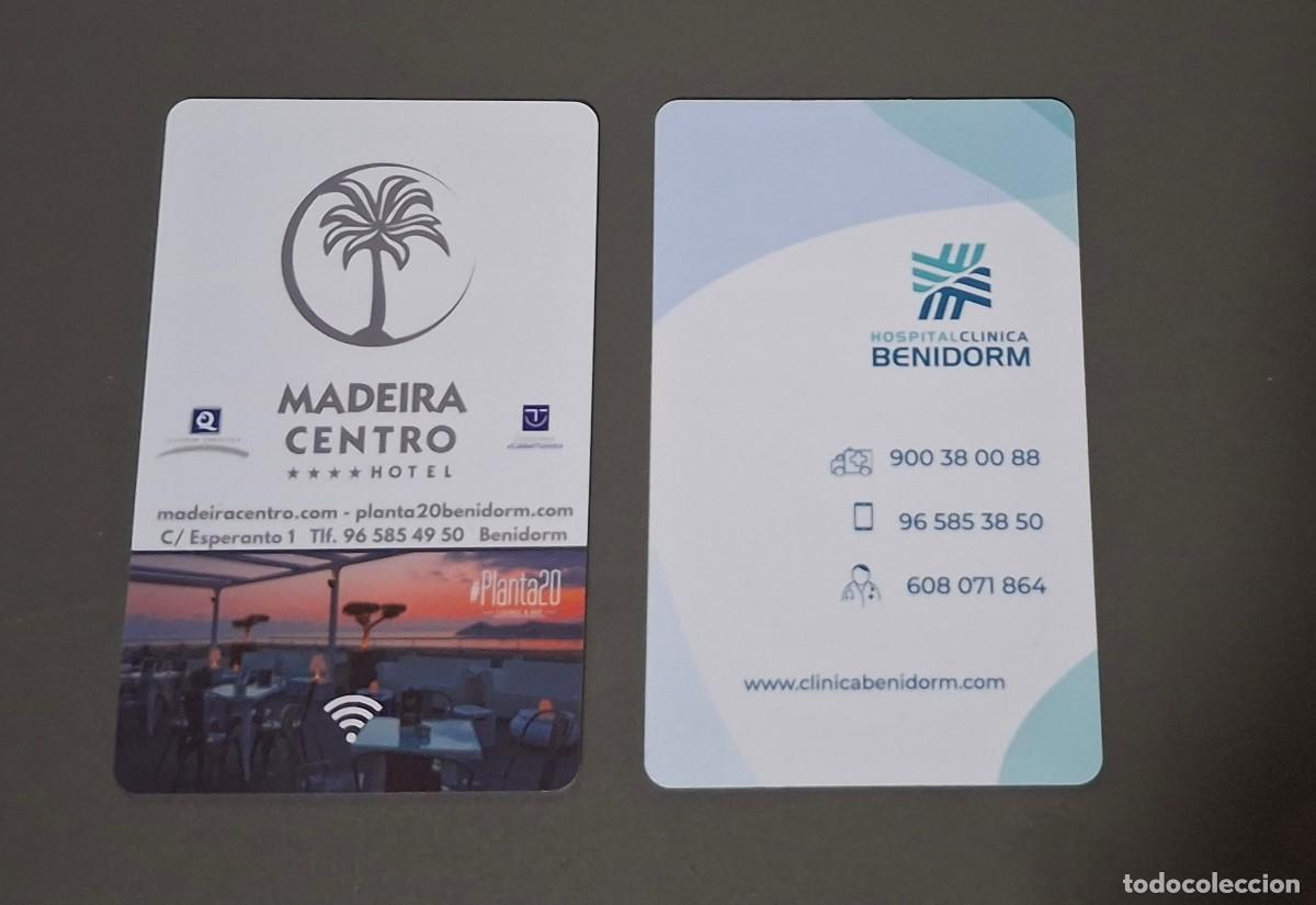 Coleccionismo: 1 LLAVE MAGN&Eacute;TICA TARJETAS TARJETA HOTEL HOTELES MADEIRA CENTRO PLANTA 20 BENIDORM KEY CARD