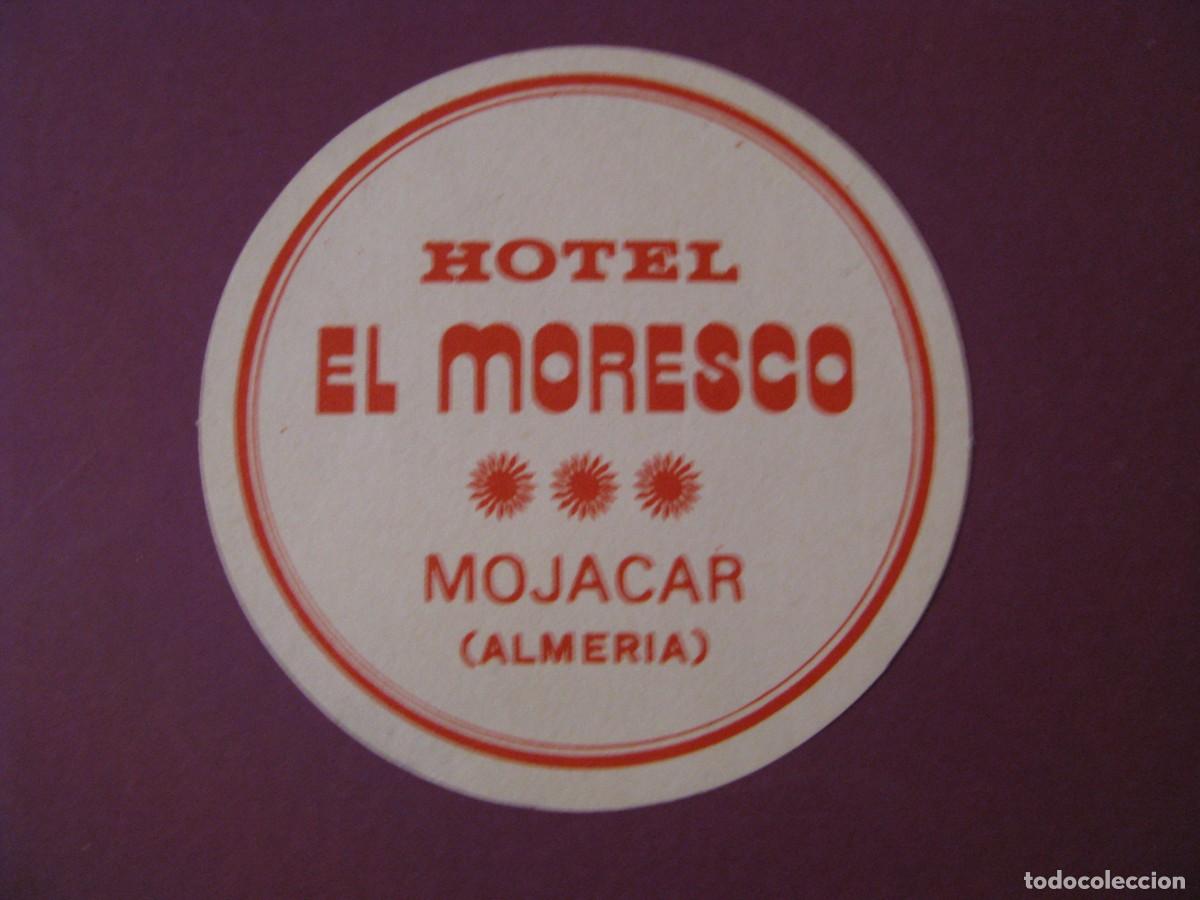 Coleccionismo: POSAVASOS HOTEL EL MORESCO. MOJACAR (ALMERIA)