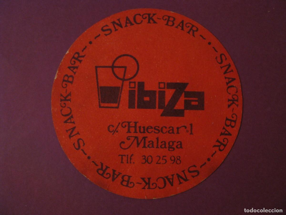 Coleccionismo: POSAVASOS SNACK BAR IBIZA. M&Aacute;LAGA.
