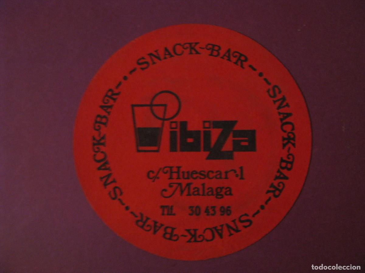 Coleccionismo: POSAVASOS SNACK BAR IBIZA. M&Aacute;LAGA.