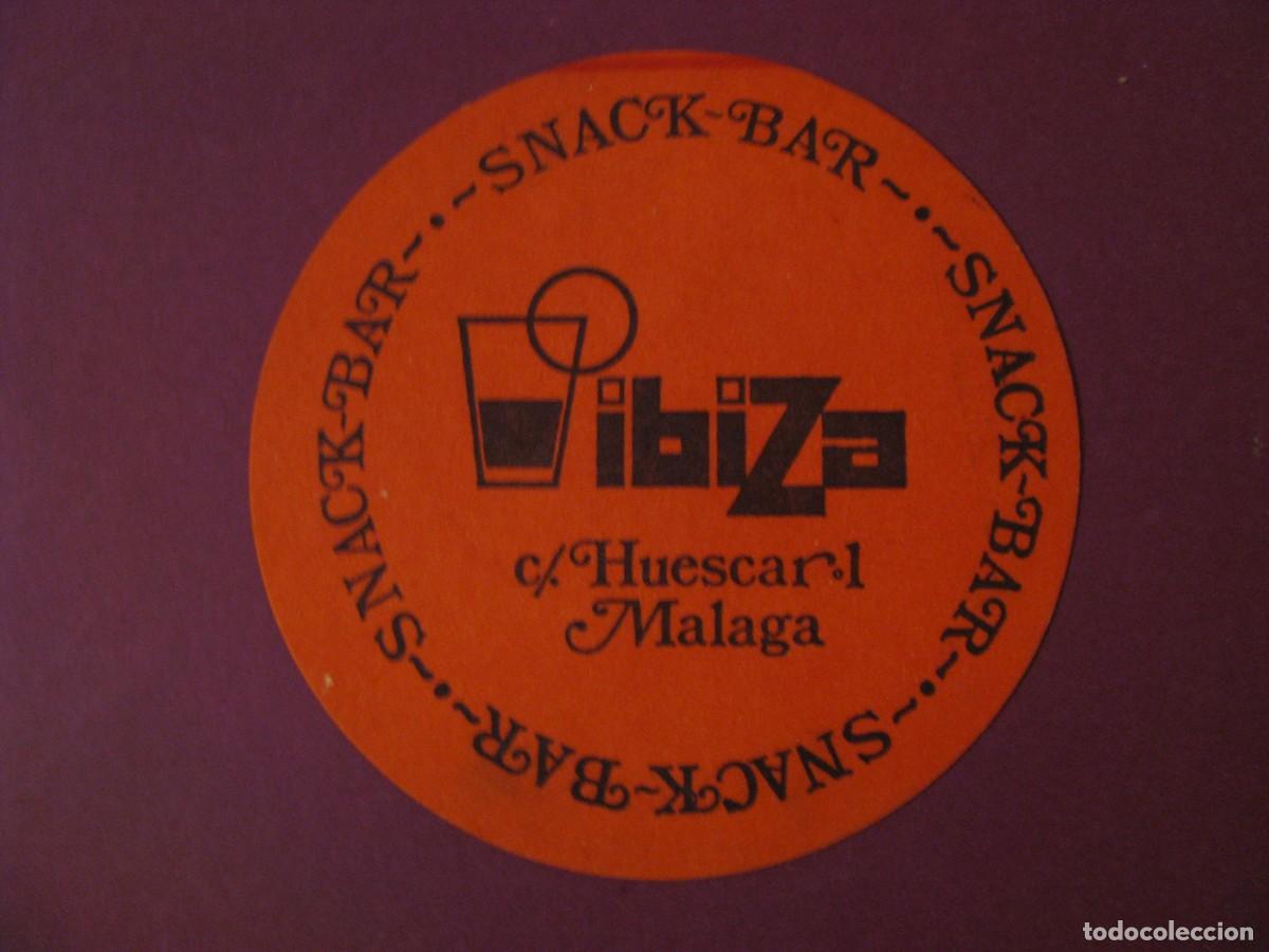 Coleccionismo: POSAVASOS SNACK BAR IBIZA. M&Aacute;LAGA.