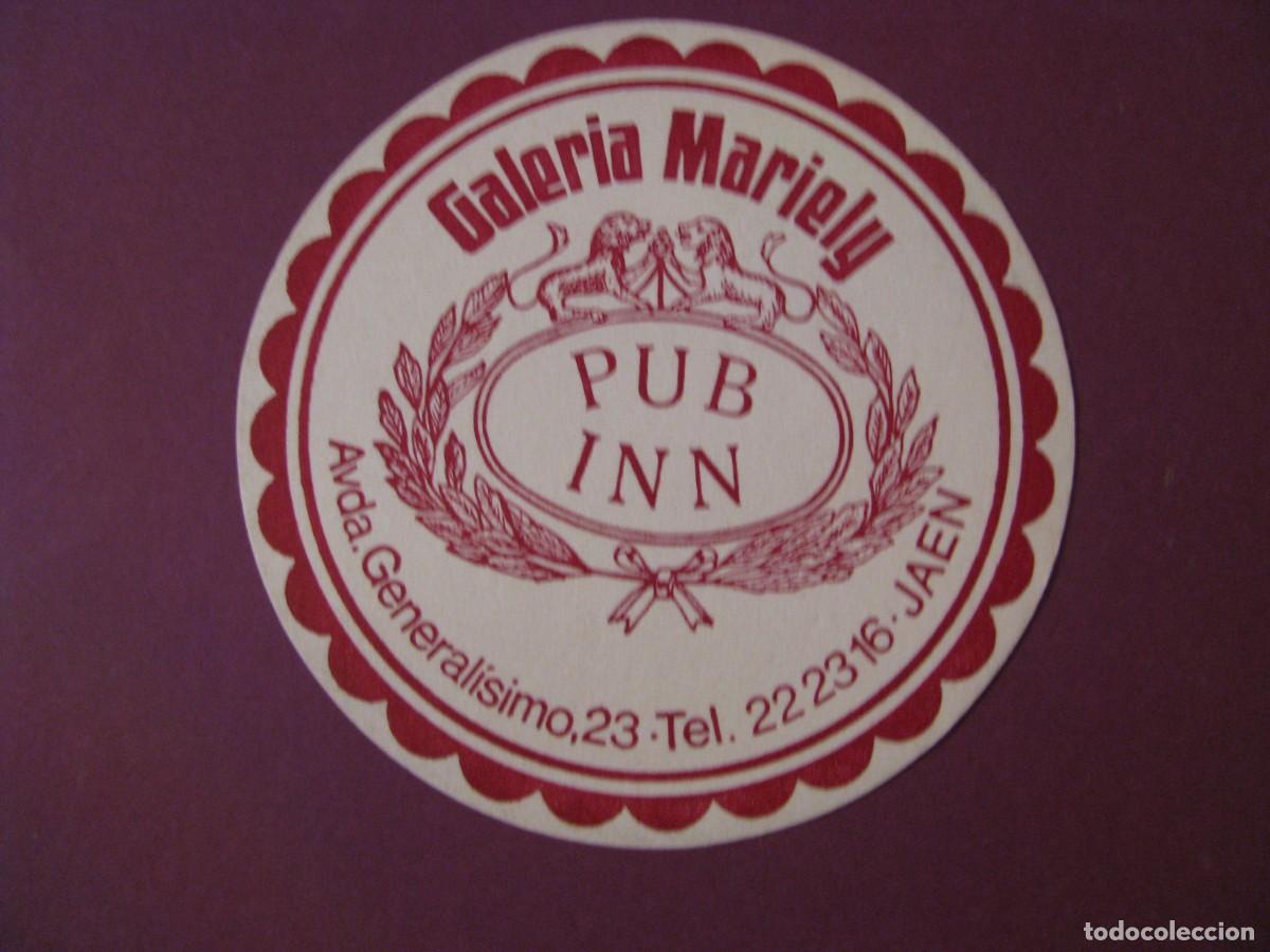 Coleccionismo: POSAVASOS PUB INN GALERIA MARIELY. JAEN