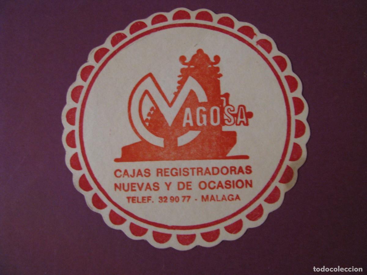 Coleccionismo: POSAVASOS CAJAS REGISTRADORAS. MAGOSA. MALAGA.