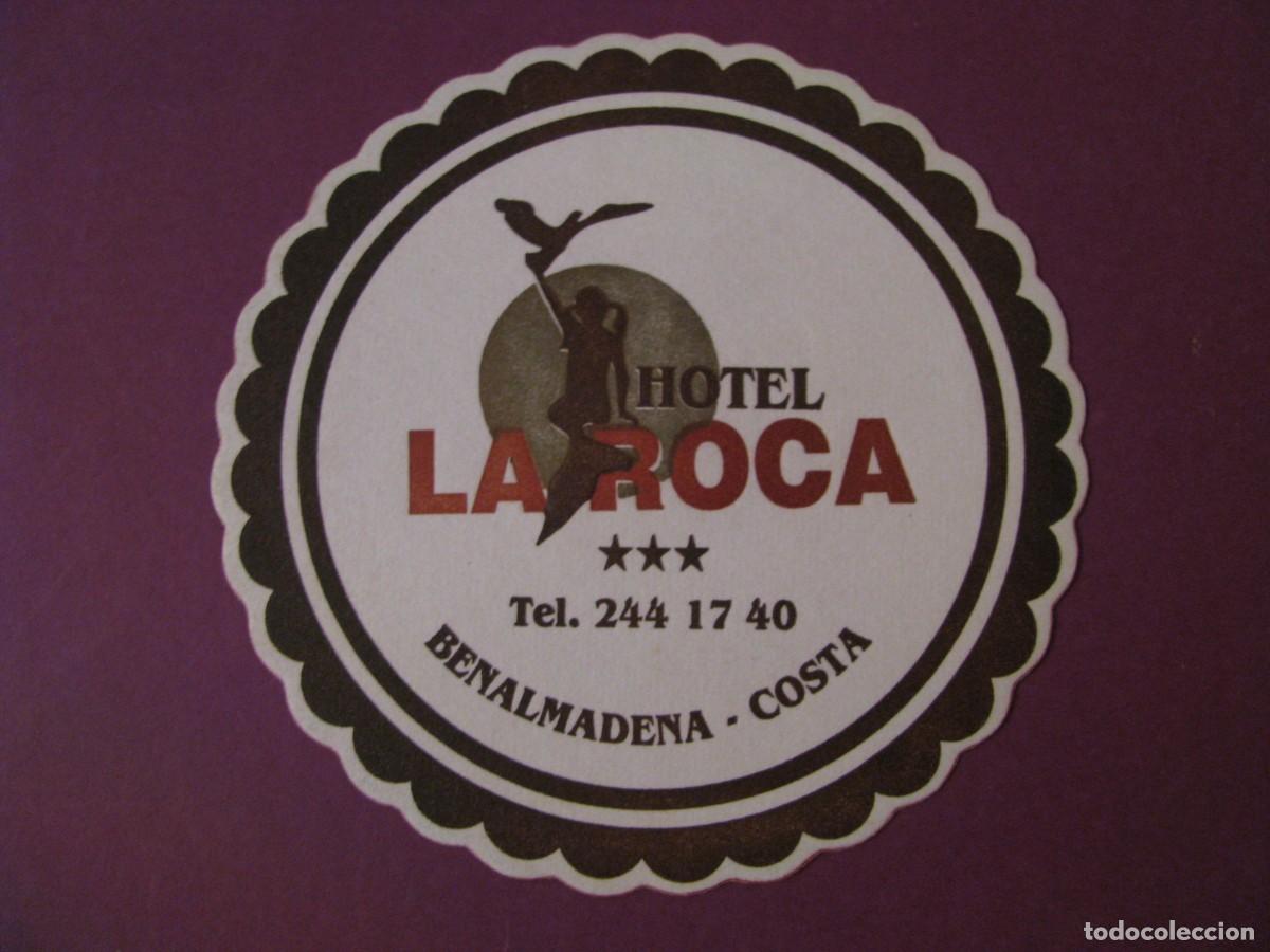 Coleccionismo: POSAVASOS HOTEL LA ROCA. BENALMADENA COSTA.