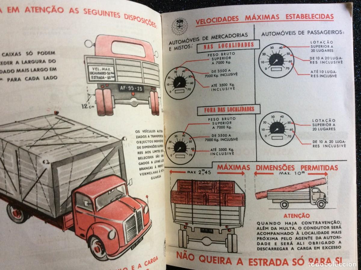 Coleccionismo: Folheto informativo e preventivo, do Autom&oacute;vel Club de Portugal, anos 40. Escasso
