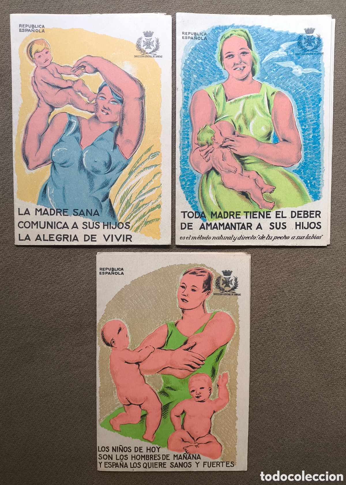 Coleccionismo: REP&Uacute;BLICA ESPA&Ntilde;OLA DIRECCI&Oacute;N GENERAL DE SANIDAD PROPAGANDA CAMPA&Ntilde;A PUBLICIDAD C. 1930