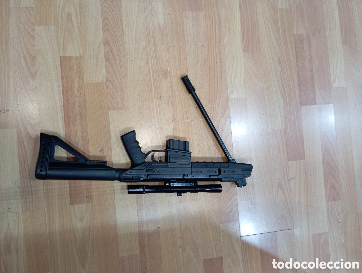 Coleccionismo: Carabina de balines aire comprimido - Foto 7
