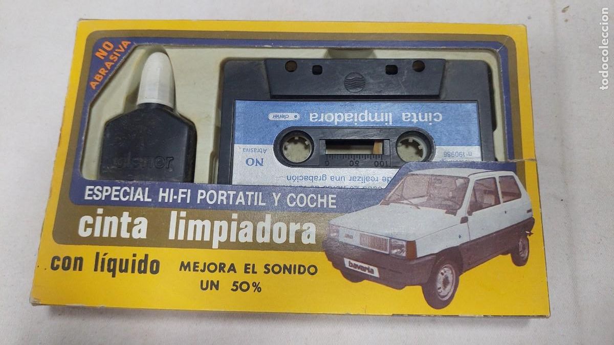 Colecionismo: Cinta limpiadora Clener
