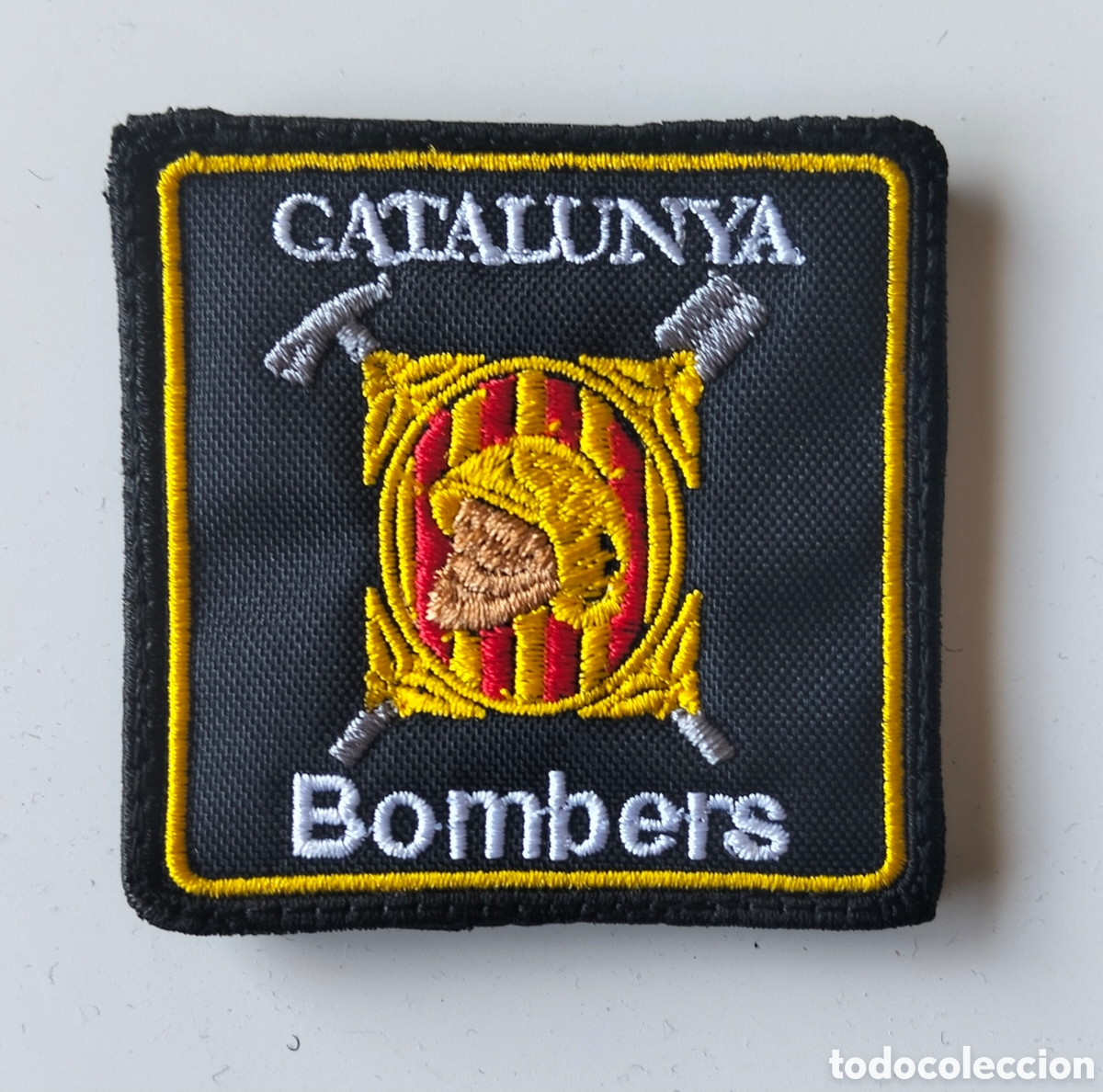 Coleccionismo: Escudo tela Bombers Catalunya