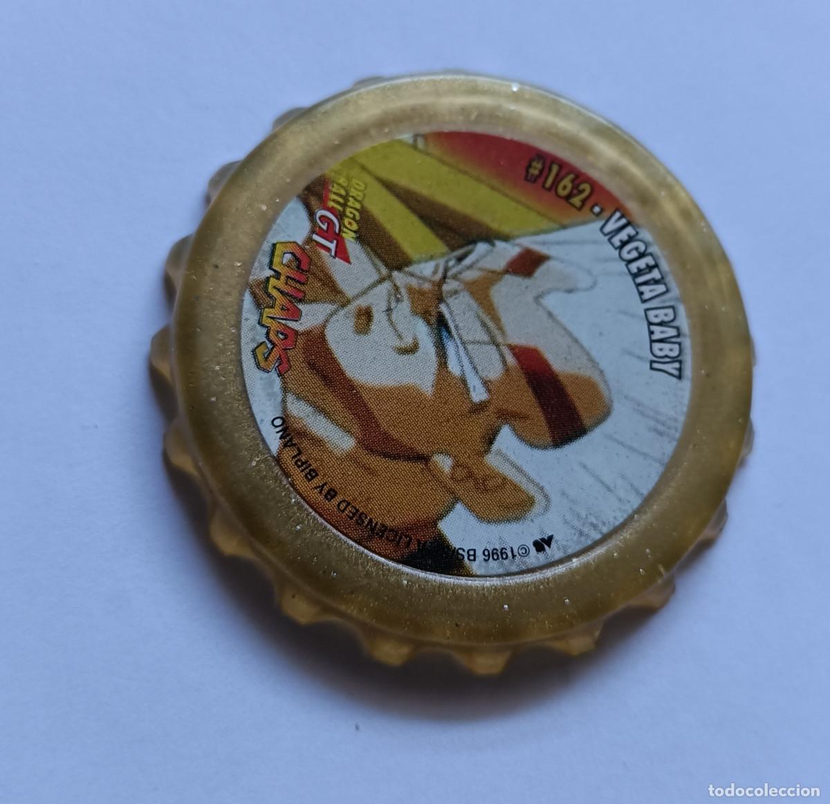 Coleccionismo: dragon ball cheetos matutano chaps chapa vegeta baby 162 gt disco chap