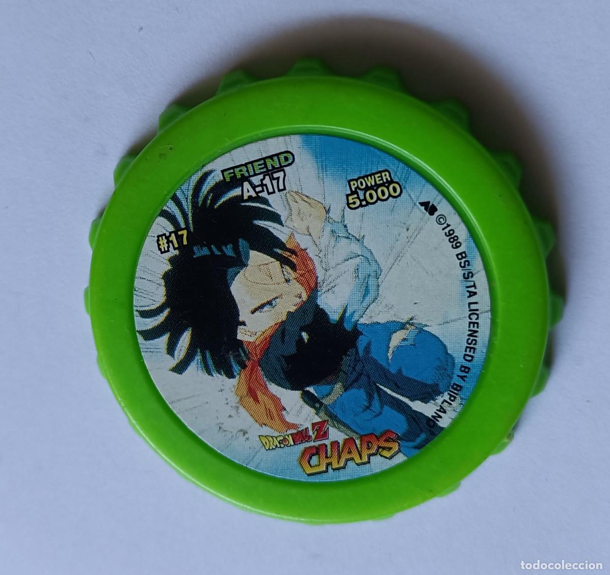 Coleccionismo: dragon ball cheetos matutano chaps chapa chapita androide c17 c 17