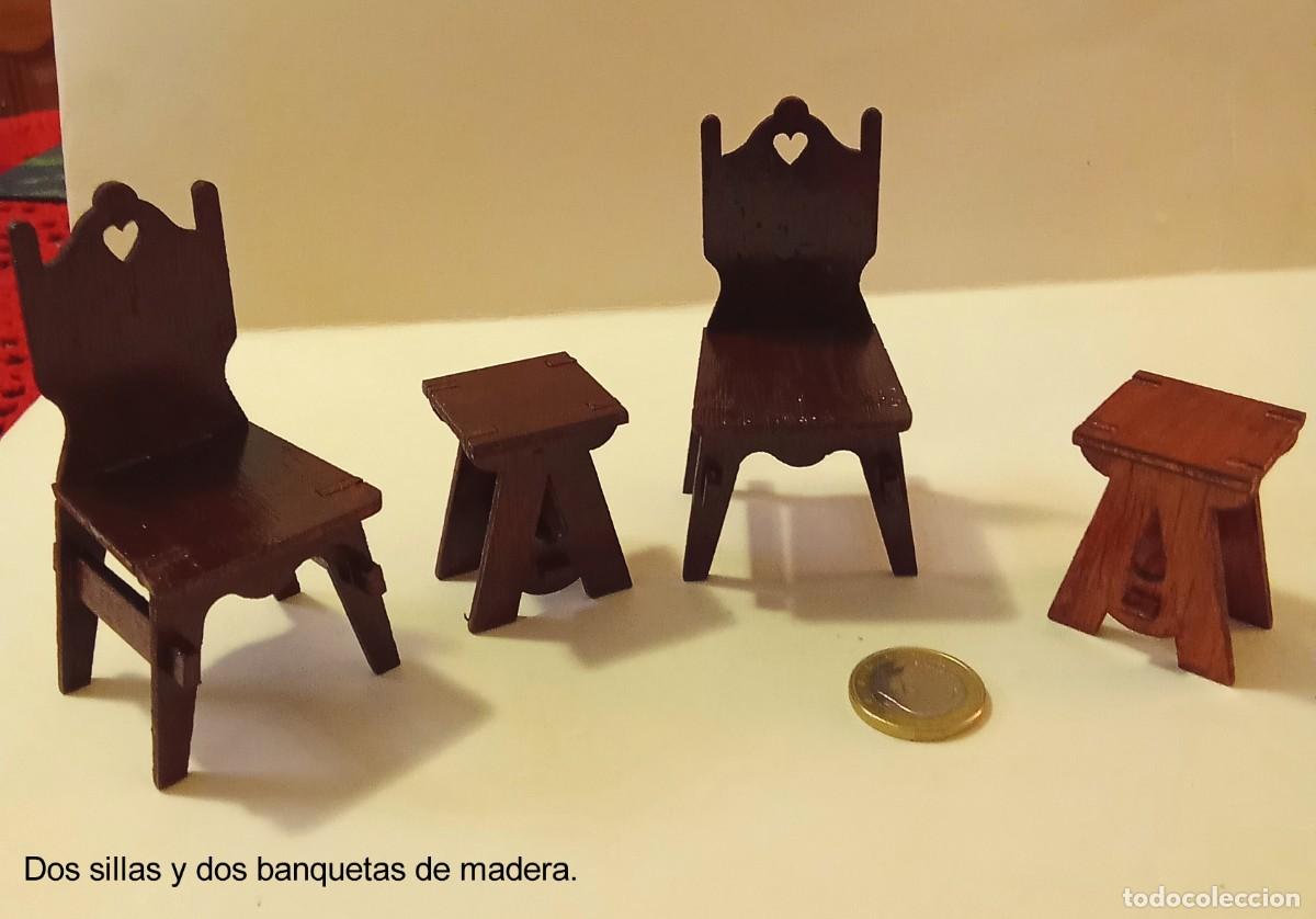 Coleccionismo: Colecci&oacute;n de muebles de madera en miniatura - Foto 9