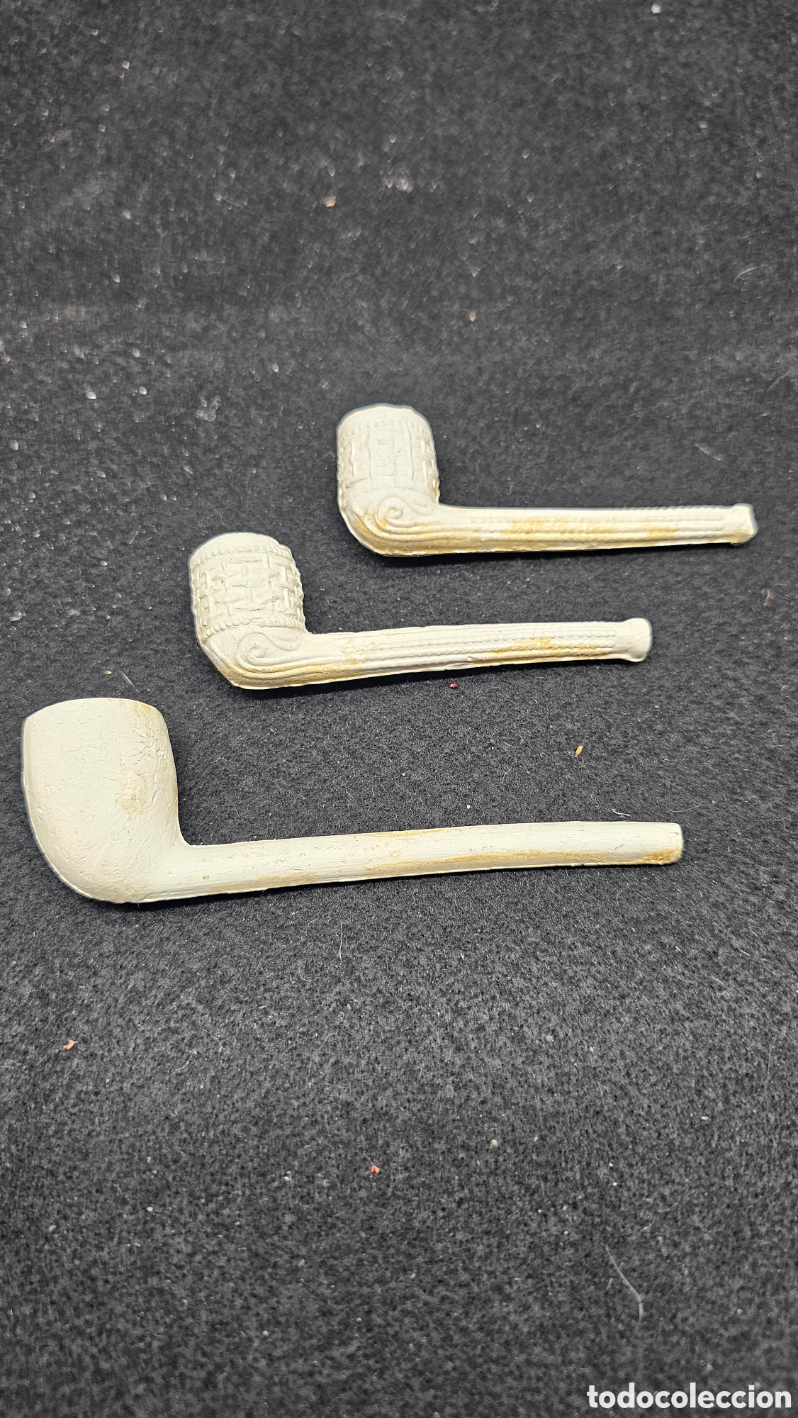 Coleccionismo: Antiguas pipas/ cachimbas de Arcilla blanca