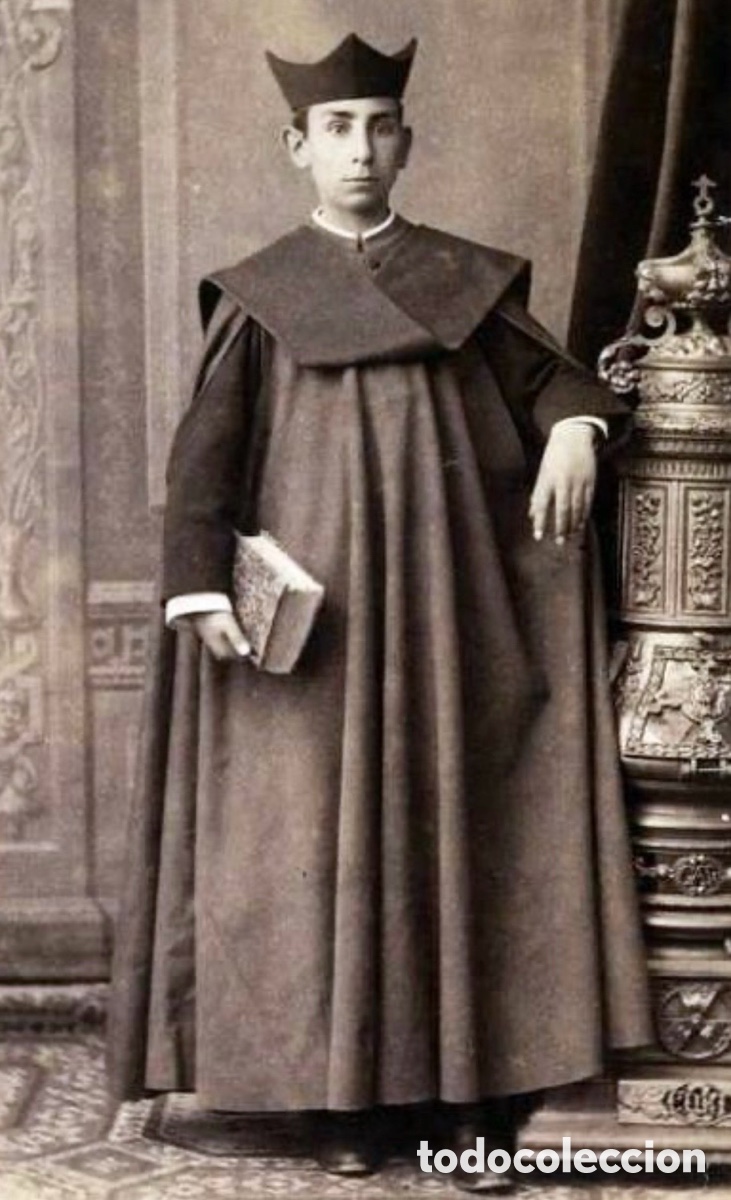 Coleccionismo: Antiguo bonete gorro seminarista
