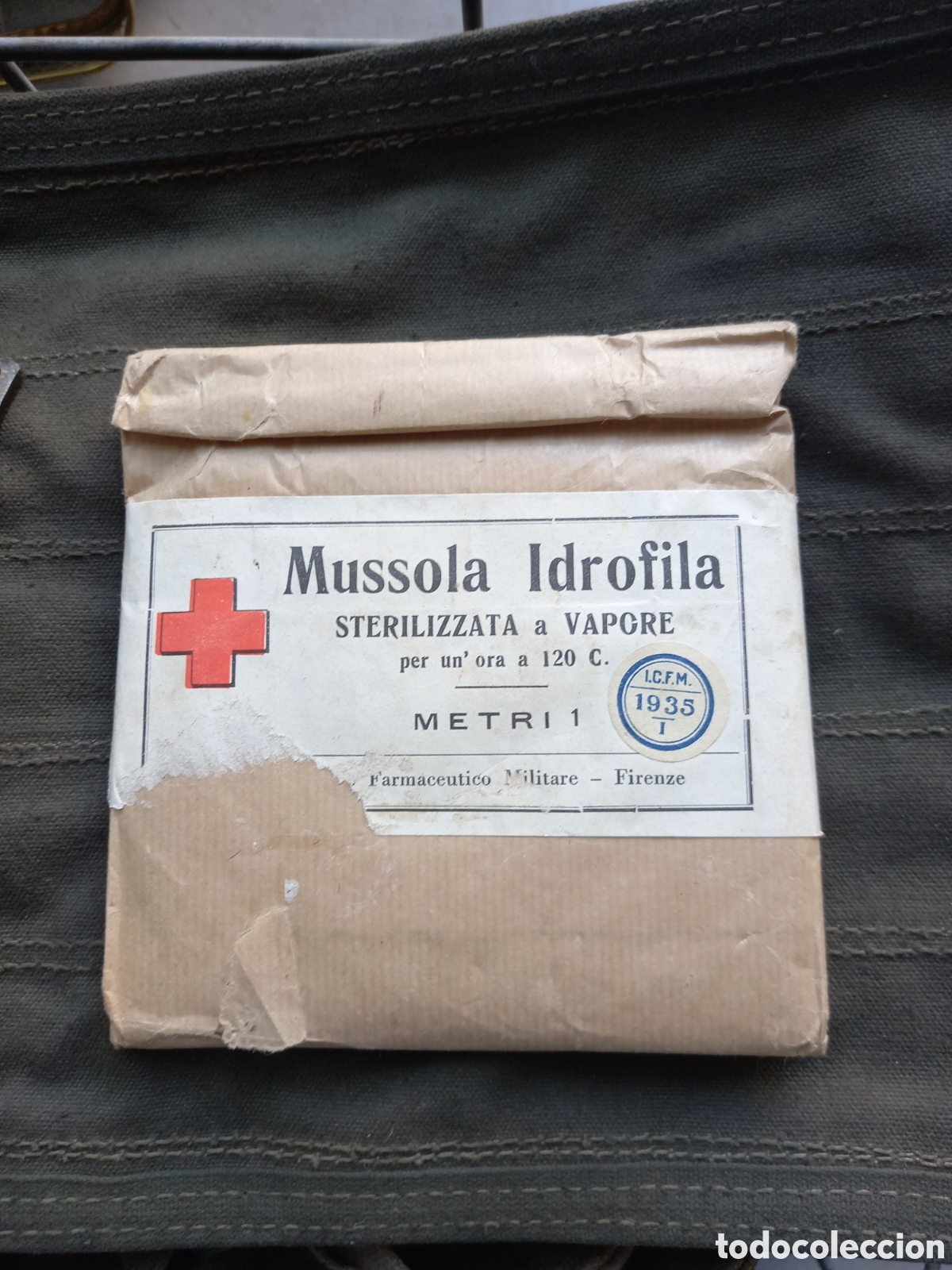 Coleccionismo: Vendaje italiano de la Segunda Guerra Mundial, 1935