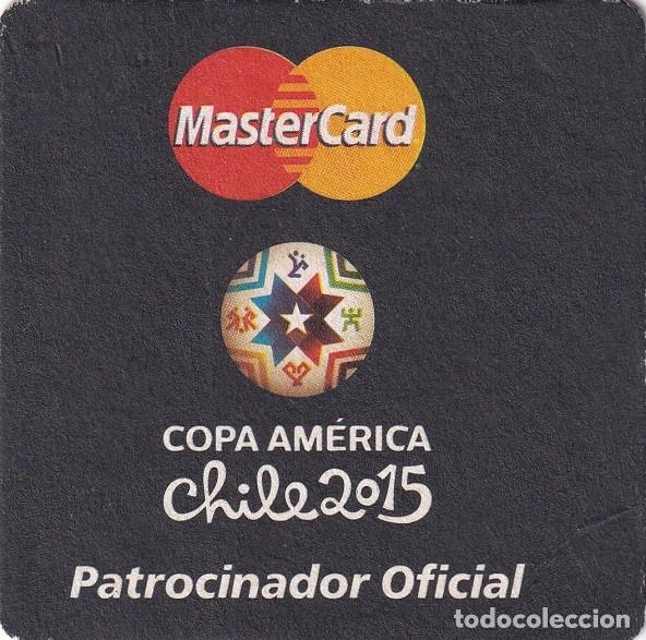 Coleccionismo: Antiguo posavasos - Copa Am&eacute;rica Chile 2015 - MasterCard - Patrocinador Oficial
