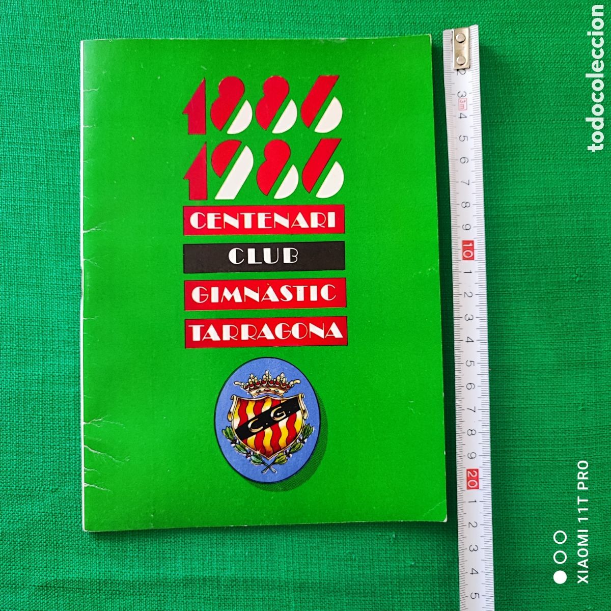 Colecionismo: Folleto, op&uacute;sculo centenario del club Gimn&aacute;stico de Tarragona.