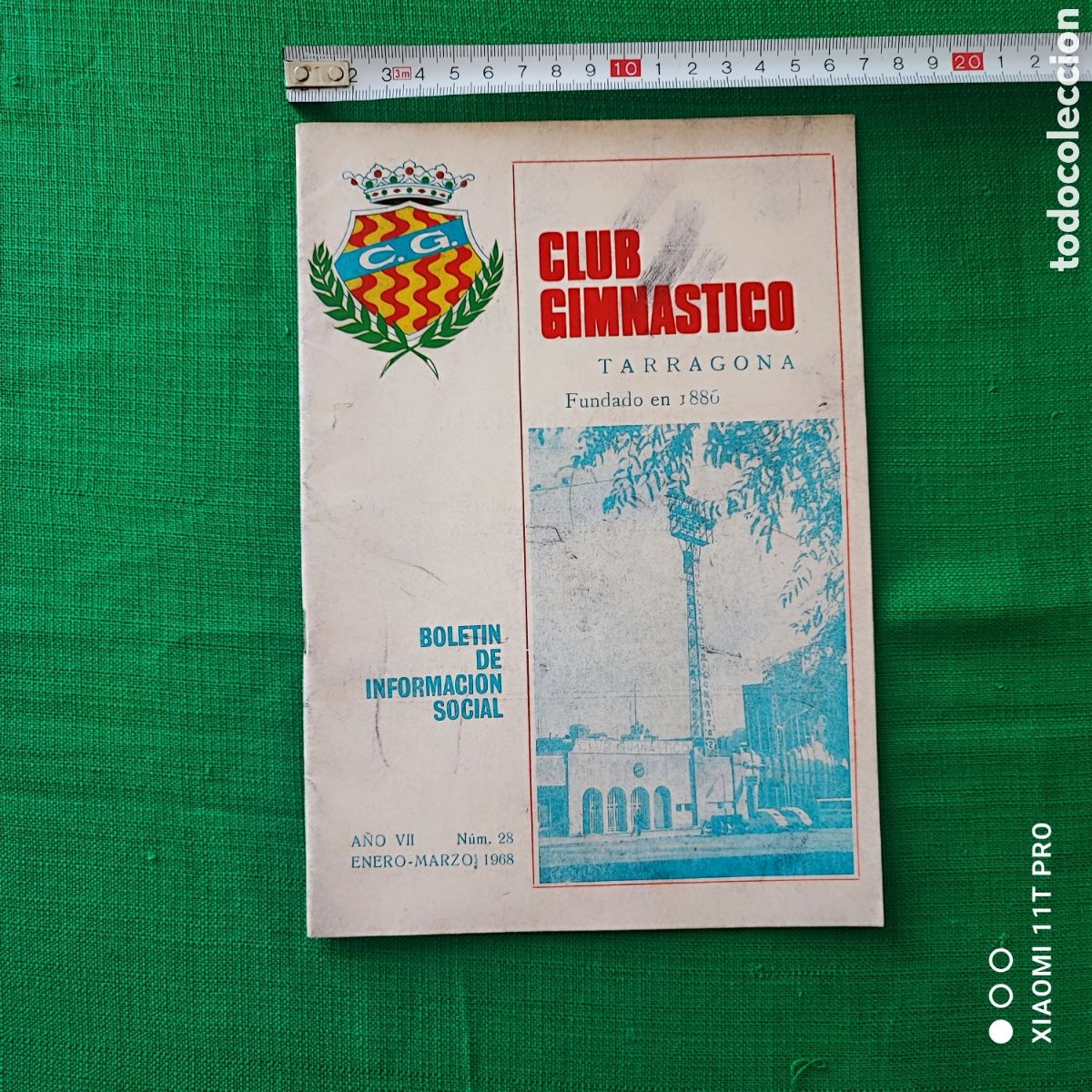 Colecionismo: Bolet&iacute;n de informaci&oacute;n social del club Gimn&aacute;stico de Tarragona.