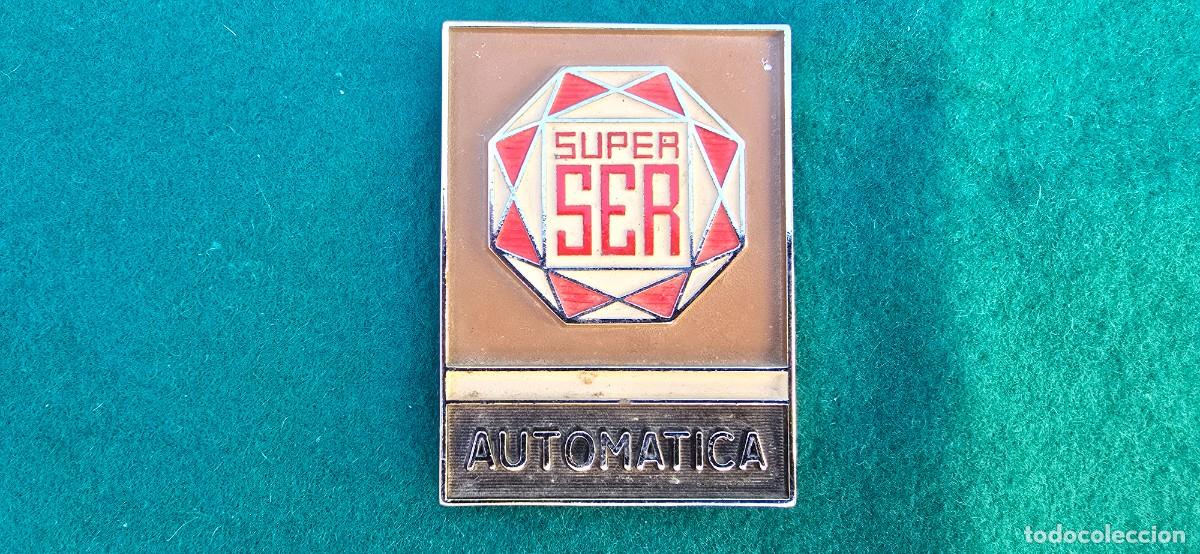Coleccionismo: PLACA DE METAL DE LA CATALITICA SUPER SER AUTOMATICA